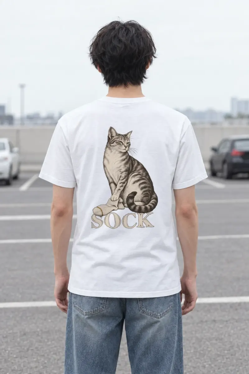 "Sock Study" Heavyweight Unisex Crewneck T-shirt