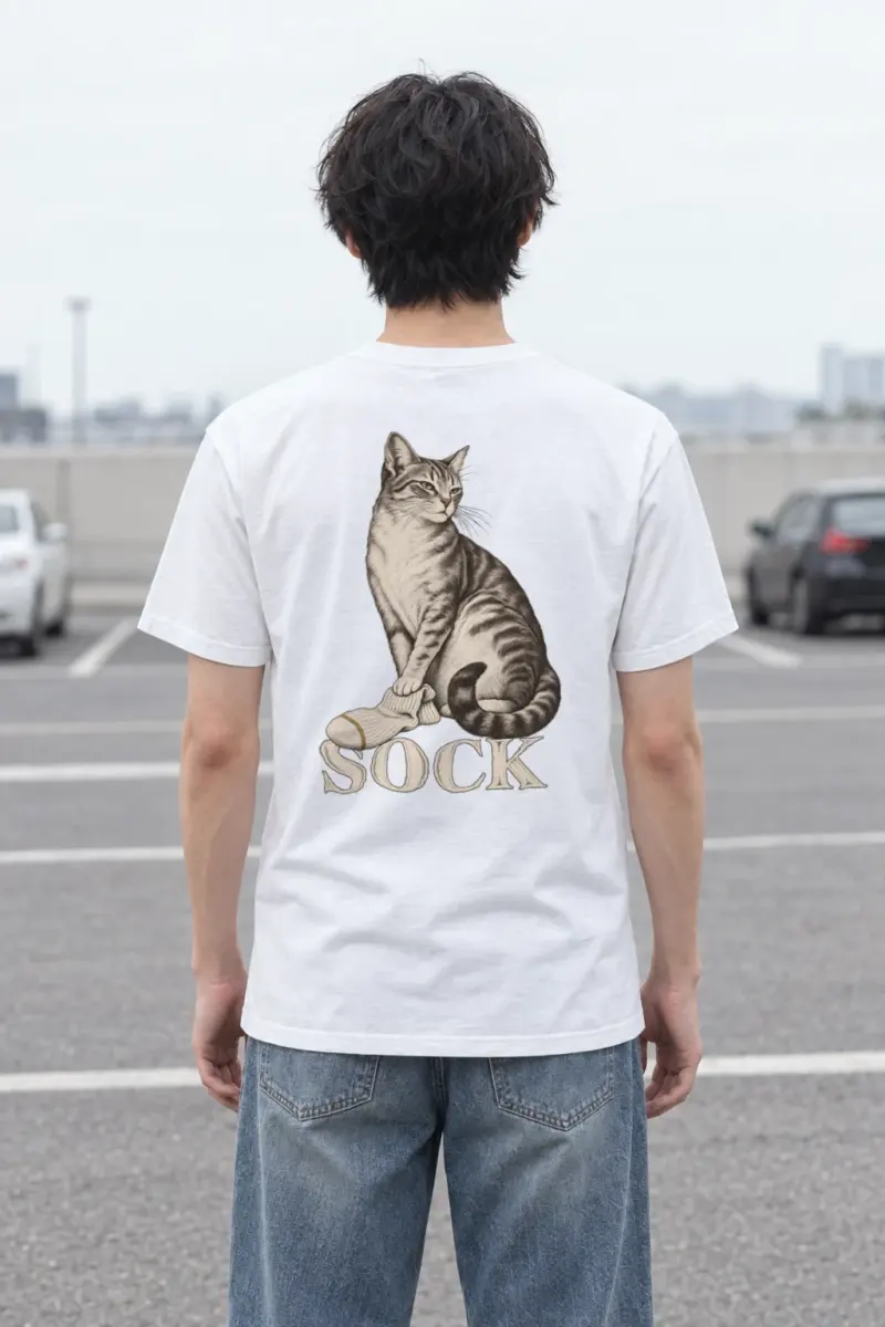 "Sock Study" Heavyweight Unisex Crewneck T-shirt