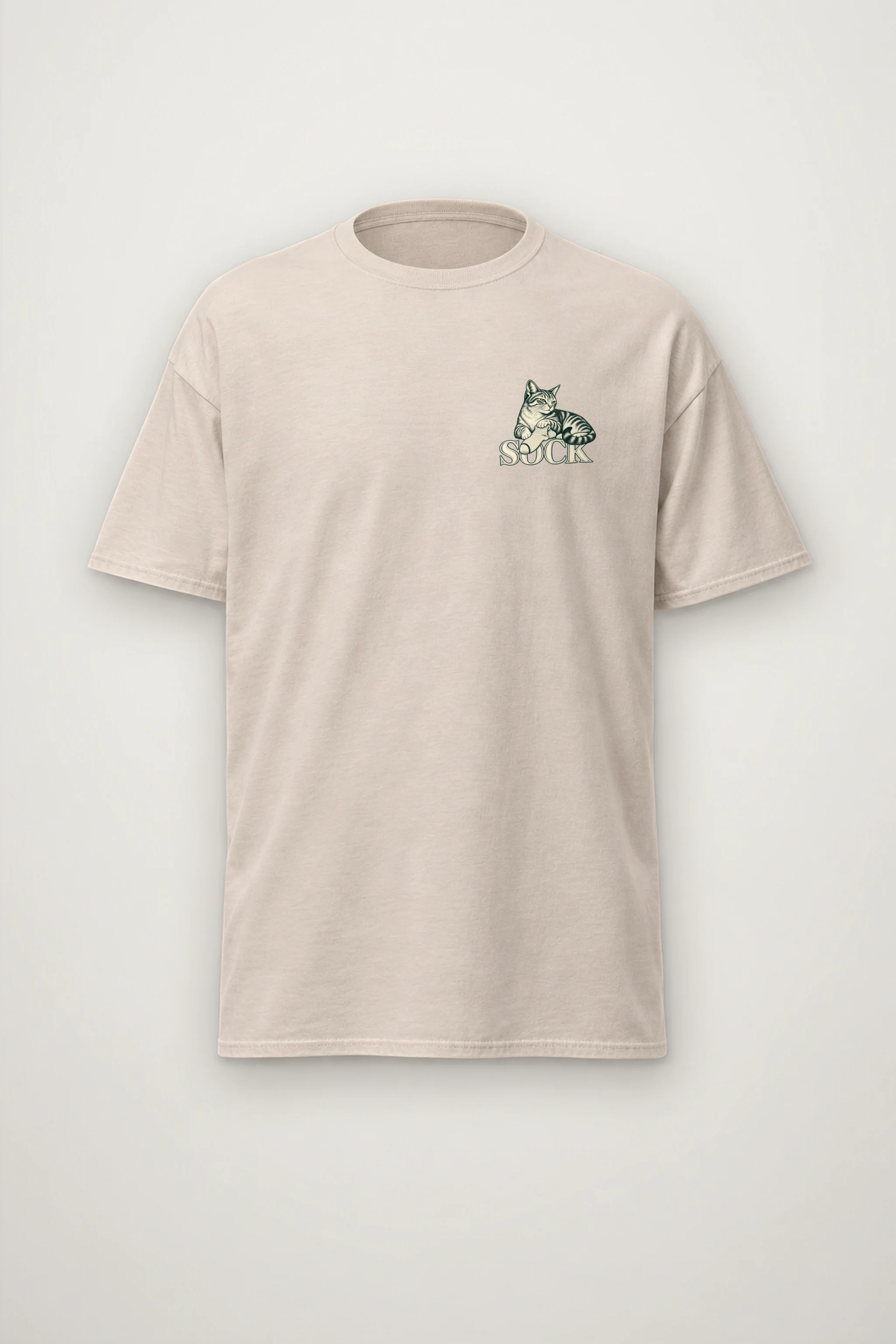 "Sock Study" Heavyweight Unisex Crewneck T-shirt