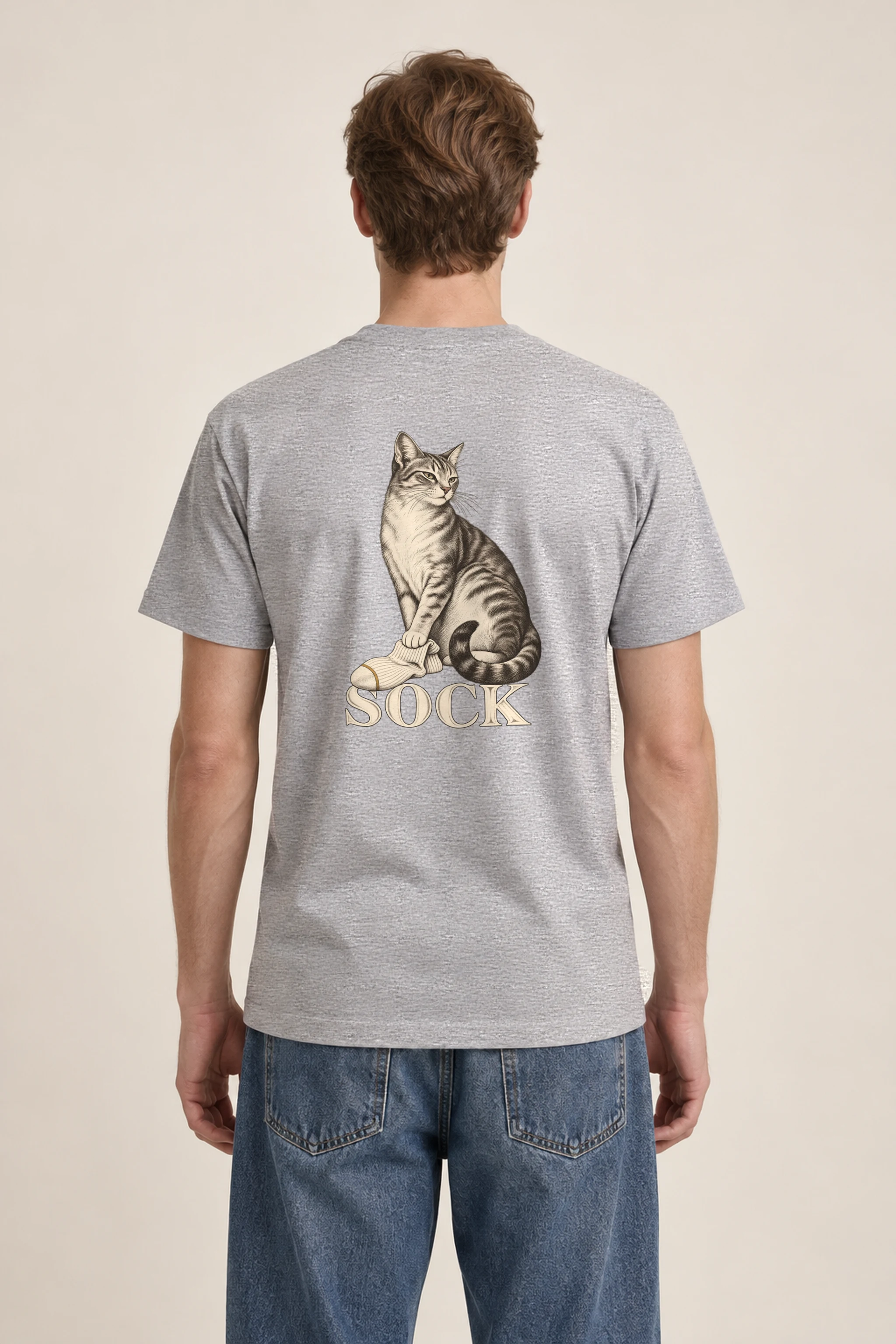 "Sock Study" Heavyweight Unisex Crewneck T-shirt