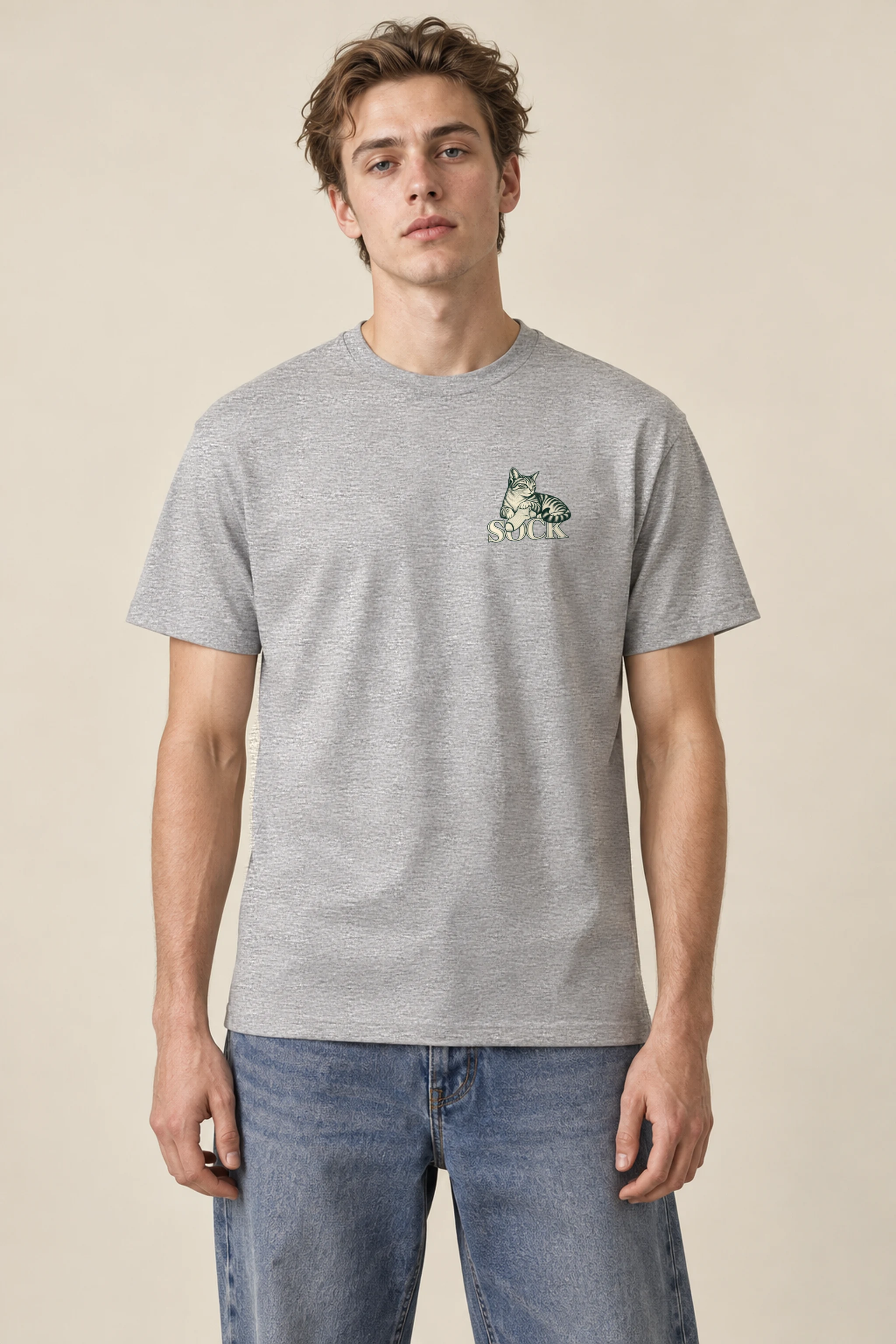 "Sock Study" Heavyweight Unisex Crewneck T-shirt
