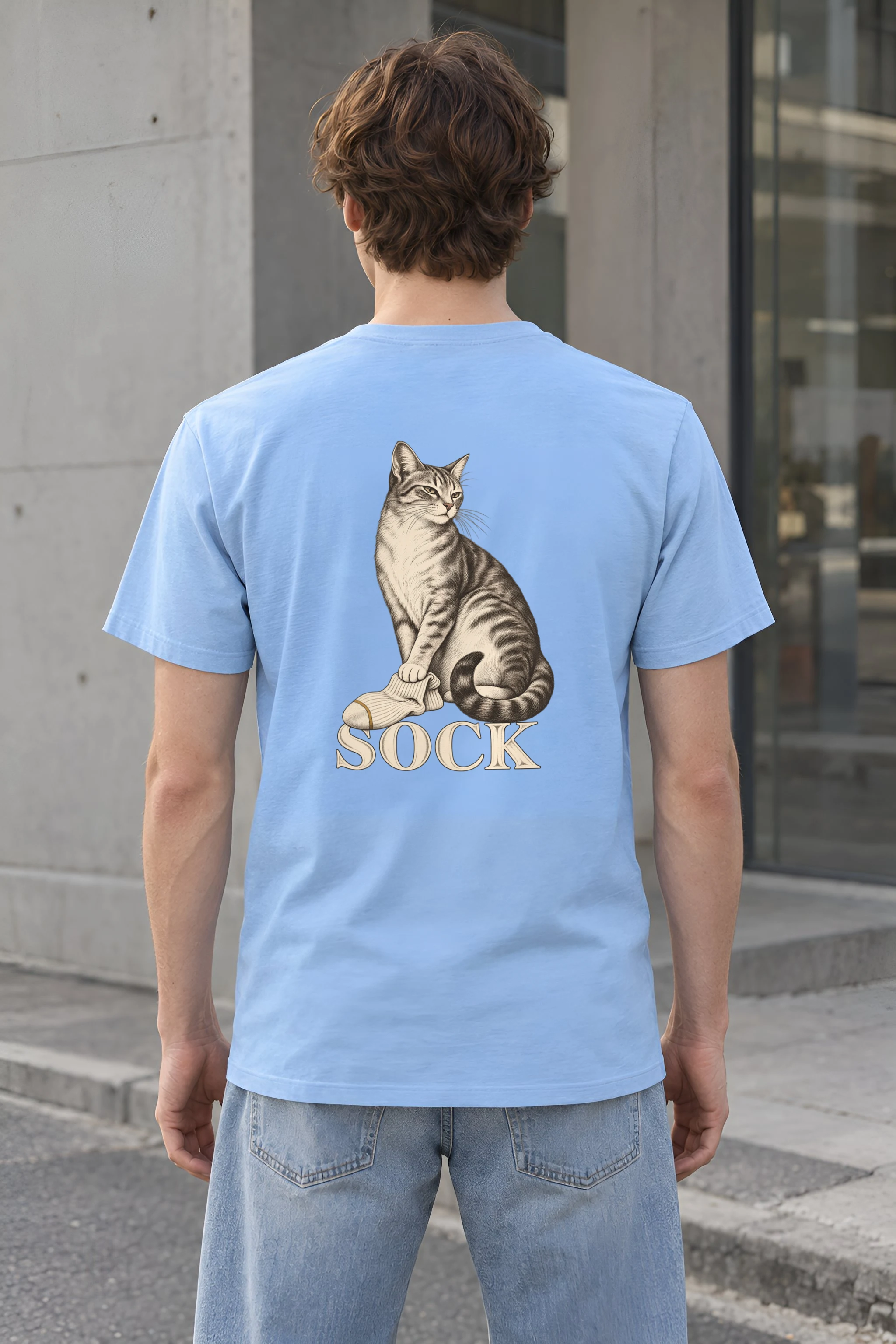 "Sock Study" Heavyweight Unisex Crewneck T-shirt