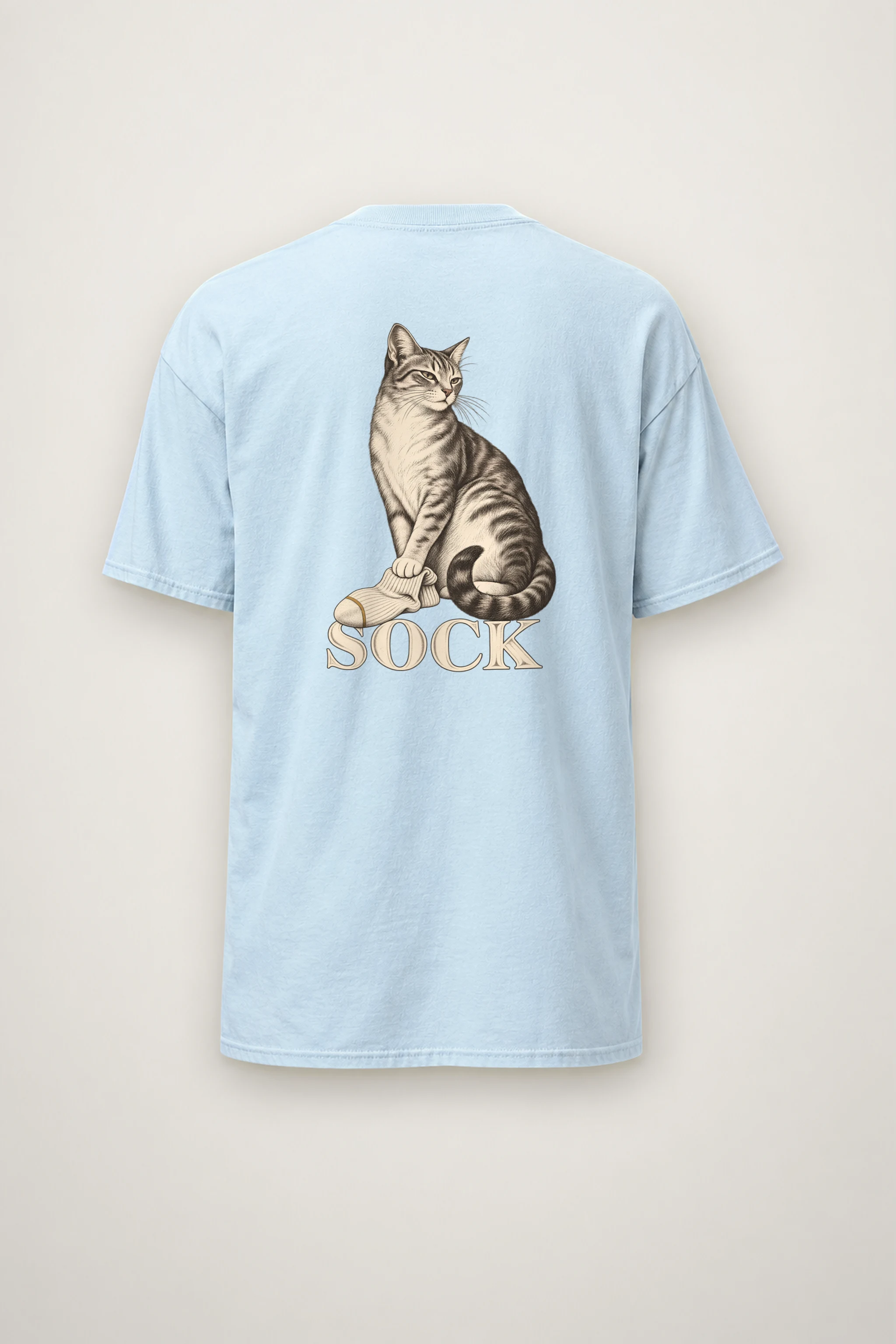"Sock Study" Heavyweight Unisex Crewneck T-shirt