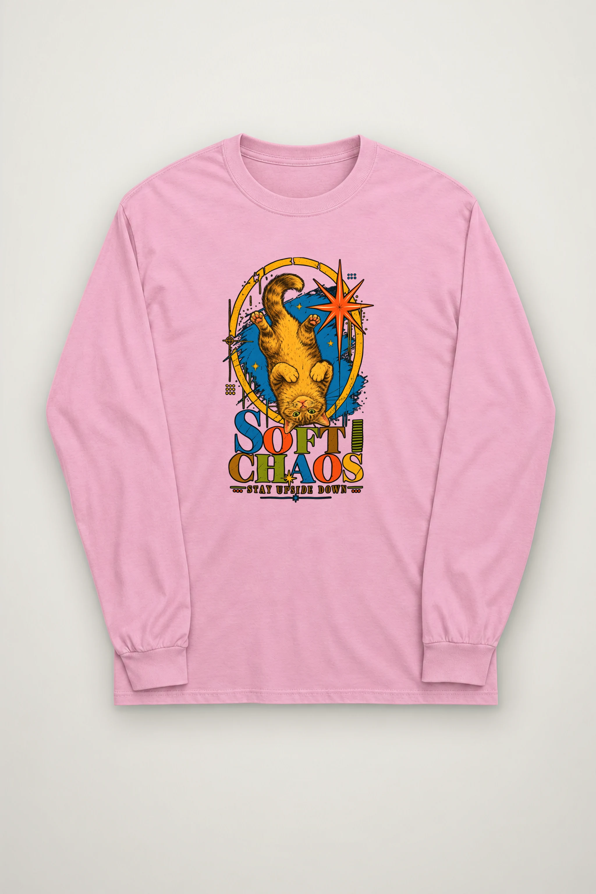 "Soft Chaos Cat" Unisex Longsleeve T-shirt