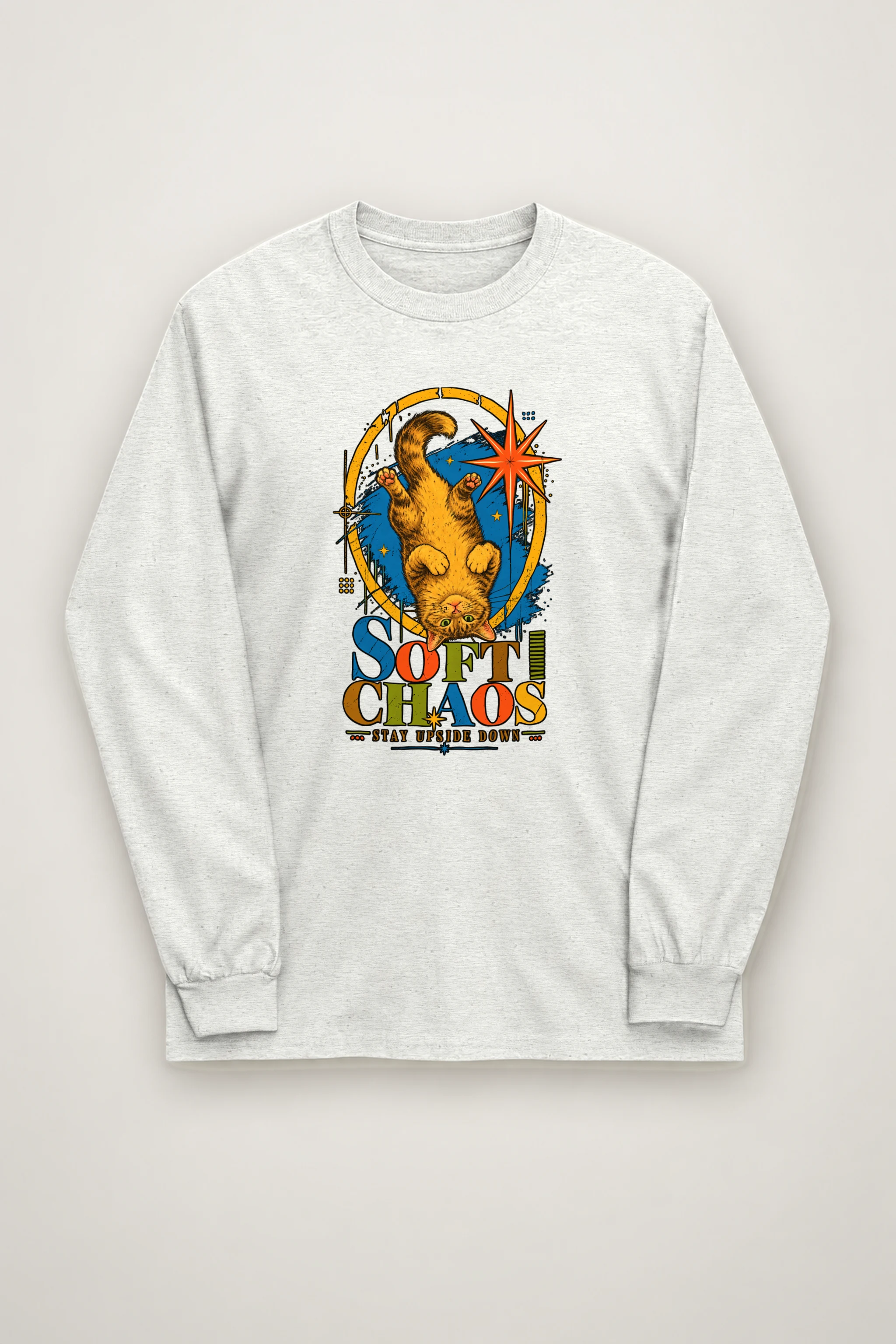 "Soft Chaos Cat" Unisex Longsleeve T-shirt