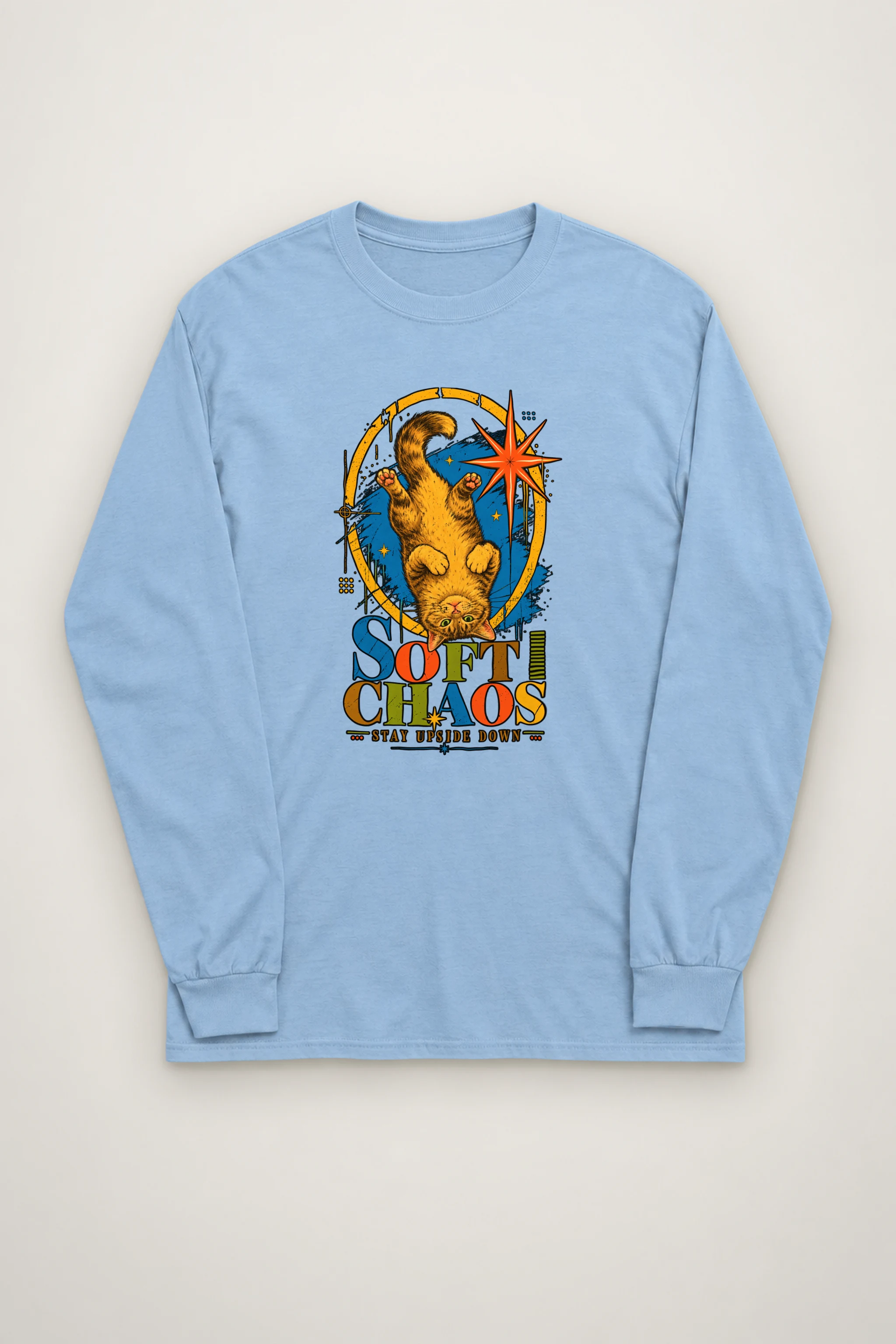 "Soft Chaos Cat" Unisex Longsleeve T-shirt