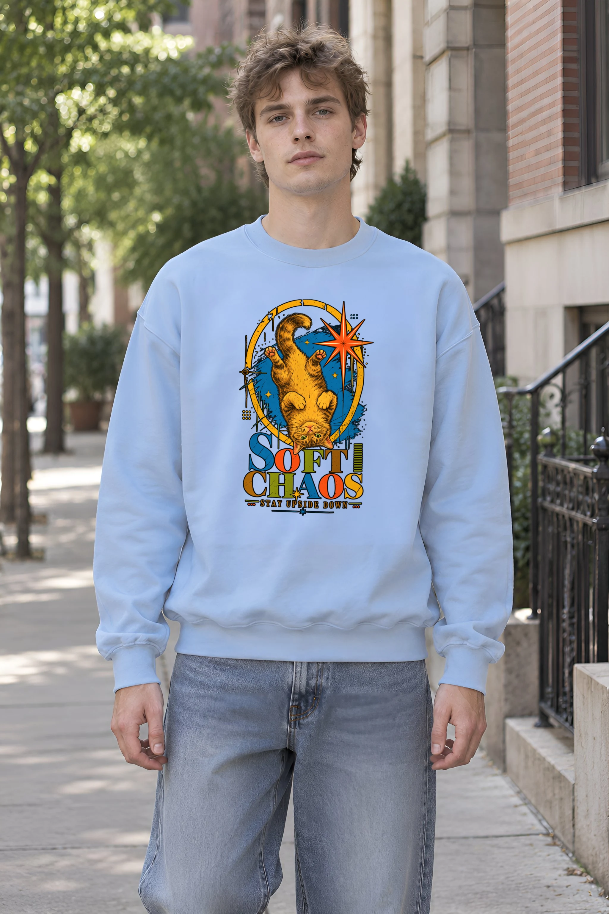 "Soft Chaos" 1 Crewneck Sweatshirt