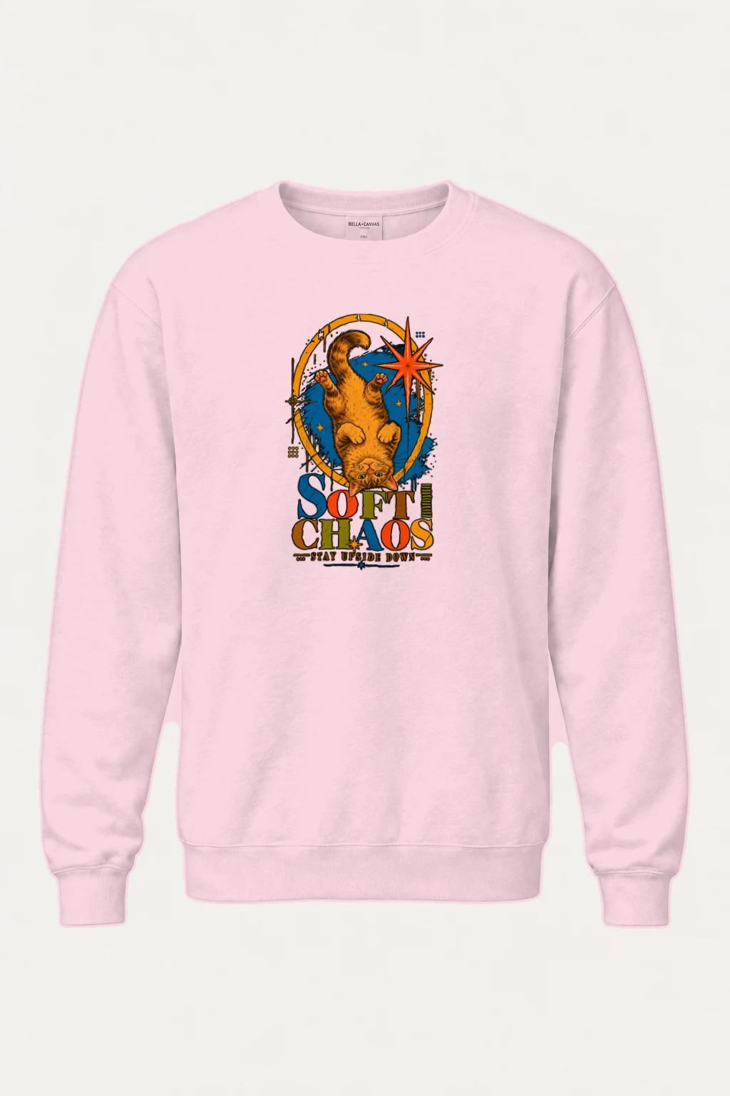"Soft Chaos" Heavy Blend Unisex Crewneck Sweatshirt | Gildan 18000