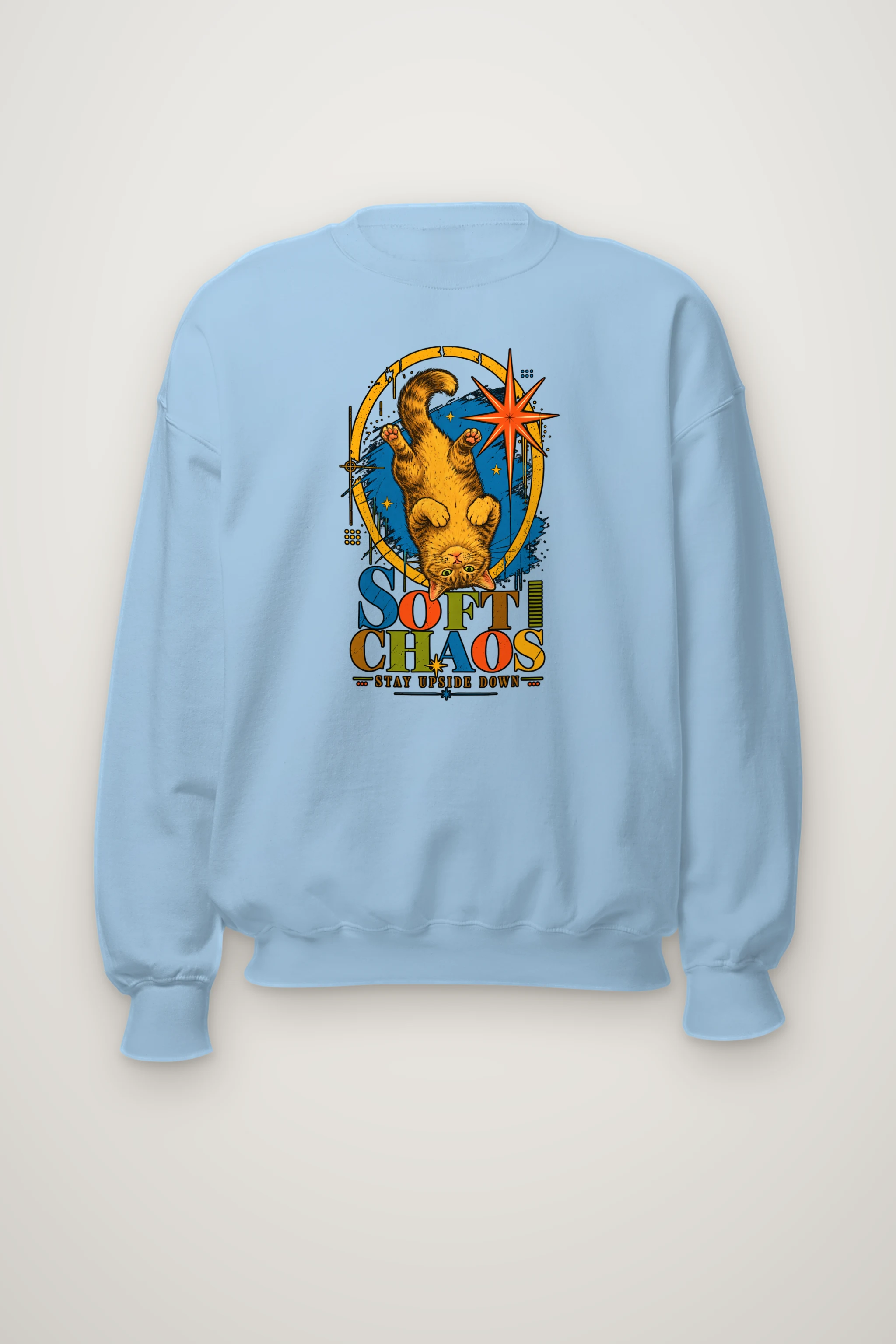 "Soft Chaos" Heavy Blend Unisex Crewneck Sweatshirt