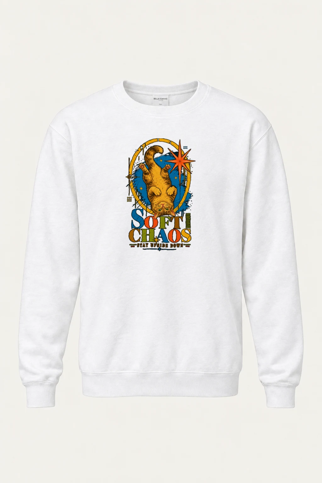 "Soft Chaos" Heavy Blend Unisex Crewneck Sweatshirt | Gildan 18000
