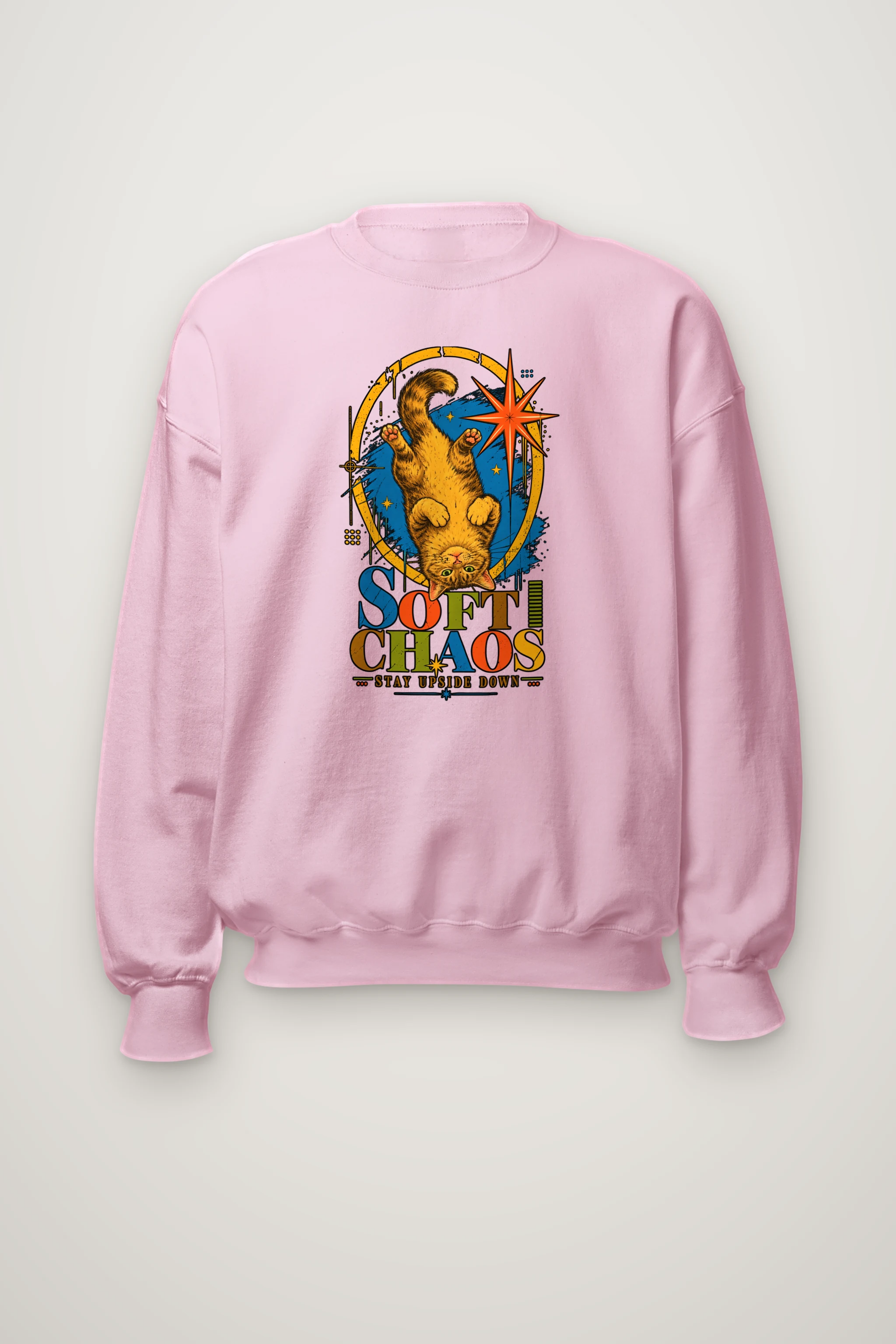 "Soft Chaos" Heavy Blend Unisex Crewneck Sweatshirt