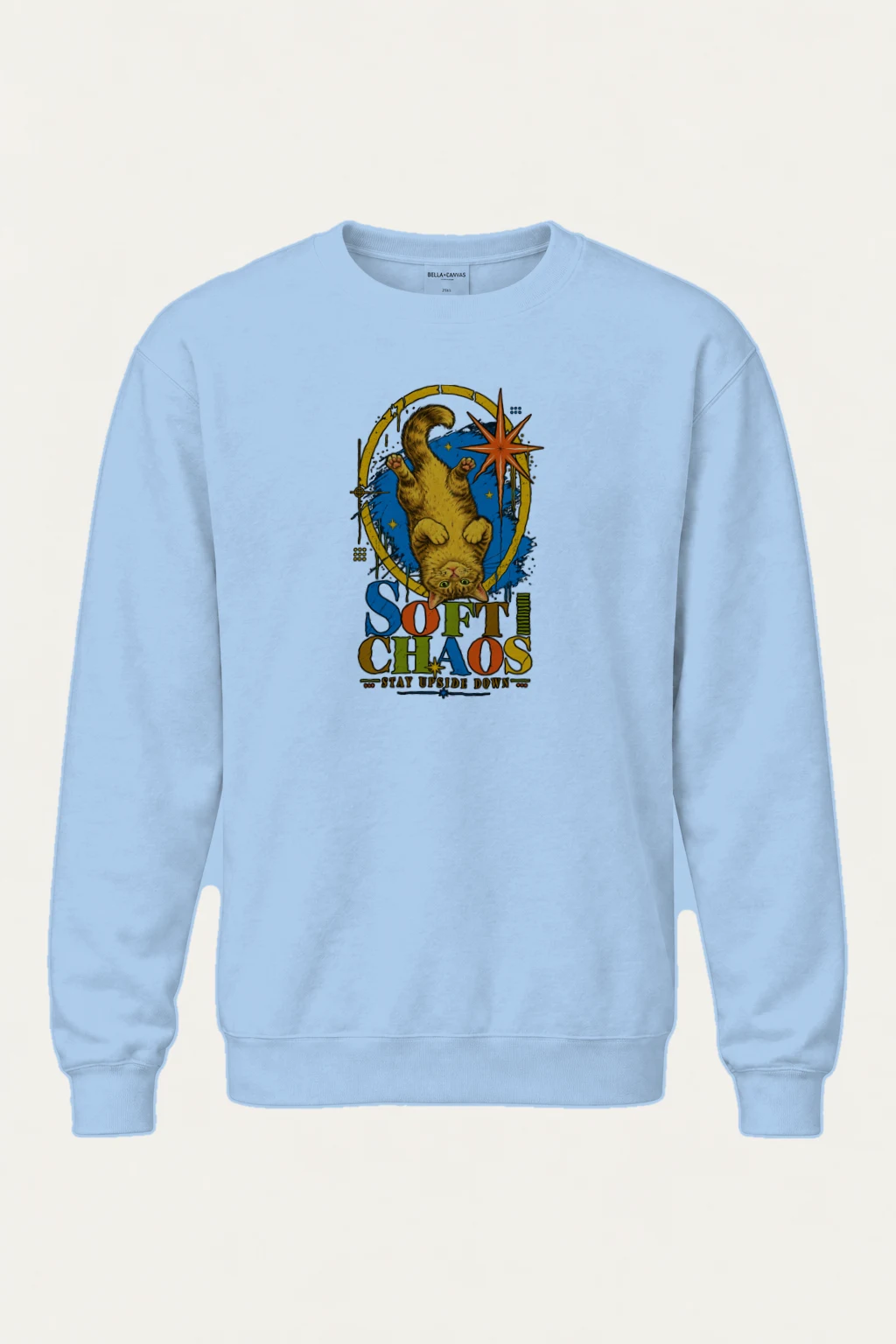 "Soft Chaos" Heavy Blend Unisex Crewneck Sweatshirt | Gildan 18000