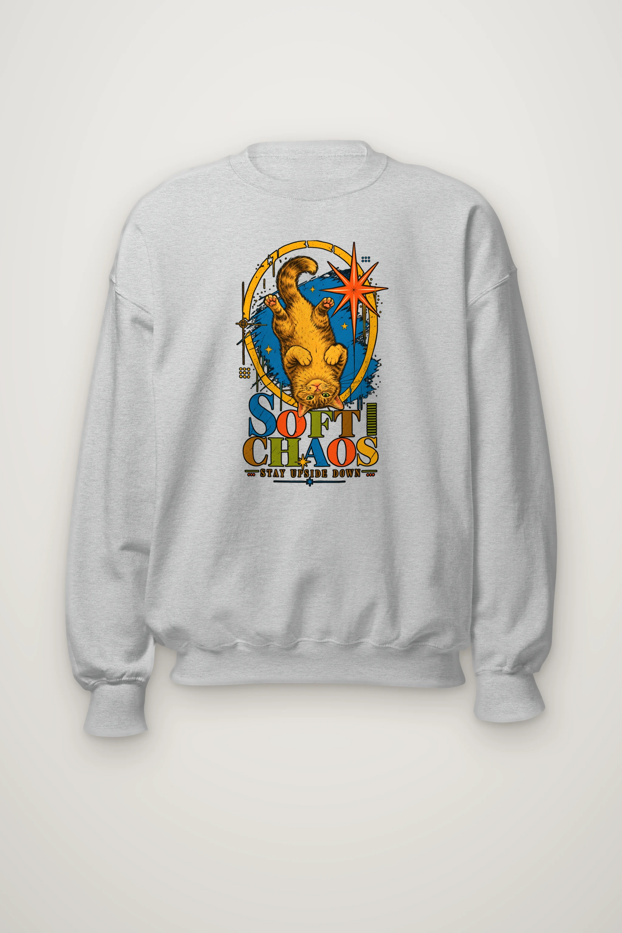 "Soft Chaos" Heavy Blend Unisex Crewneck Sweatshirt