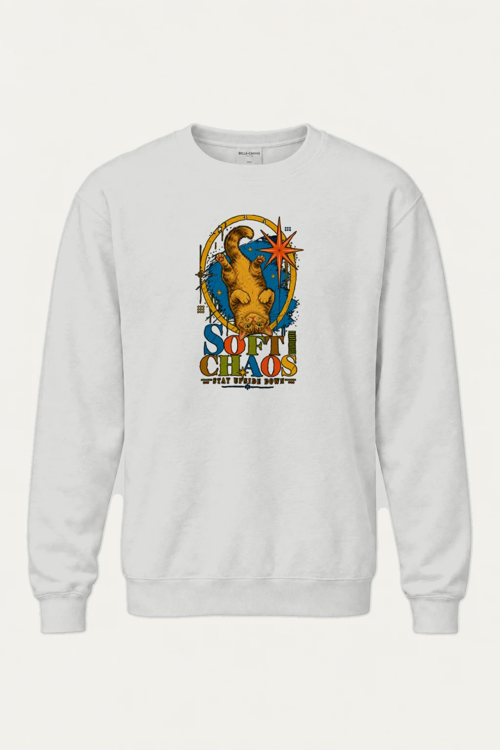 "Soft Chaos" Heavy Blend Unisex Crewneck Sweatshirt | Gildan 18000