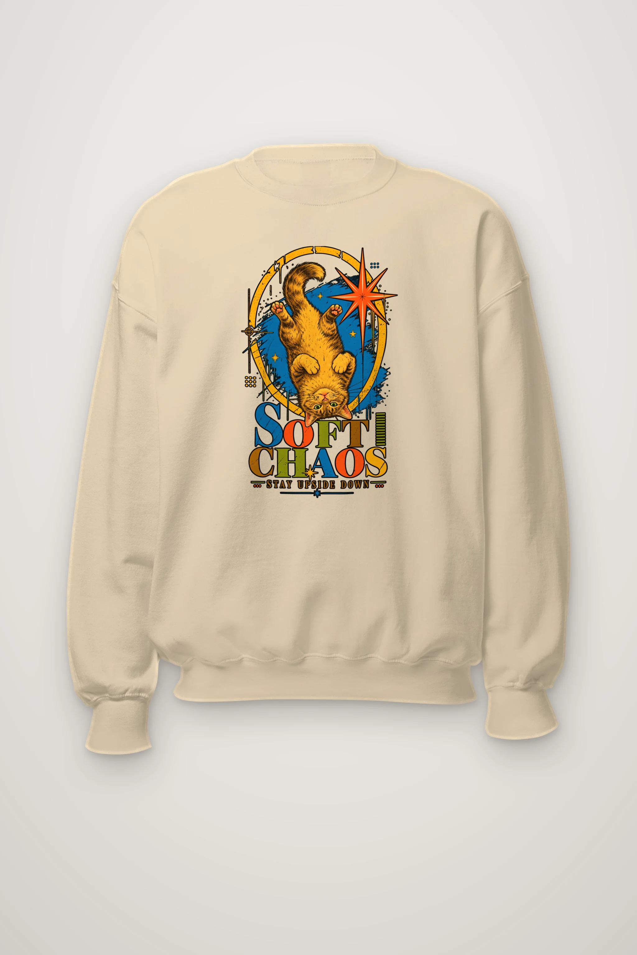 "Soft Chaos" Heavy Blend Unisex Crewneck Sweatshirt