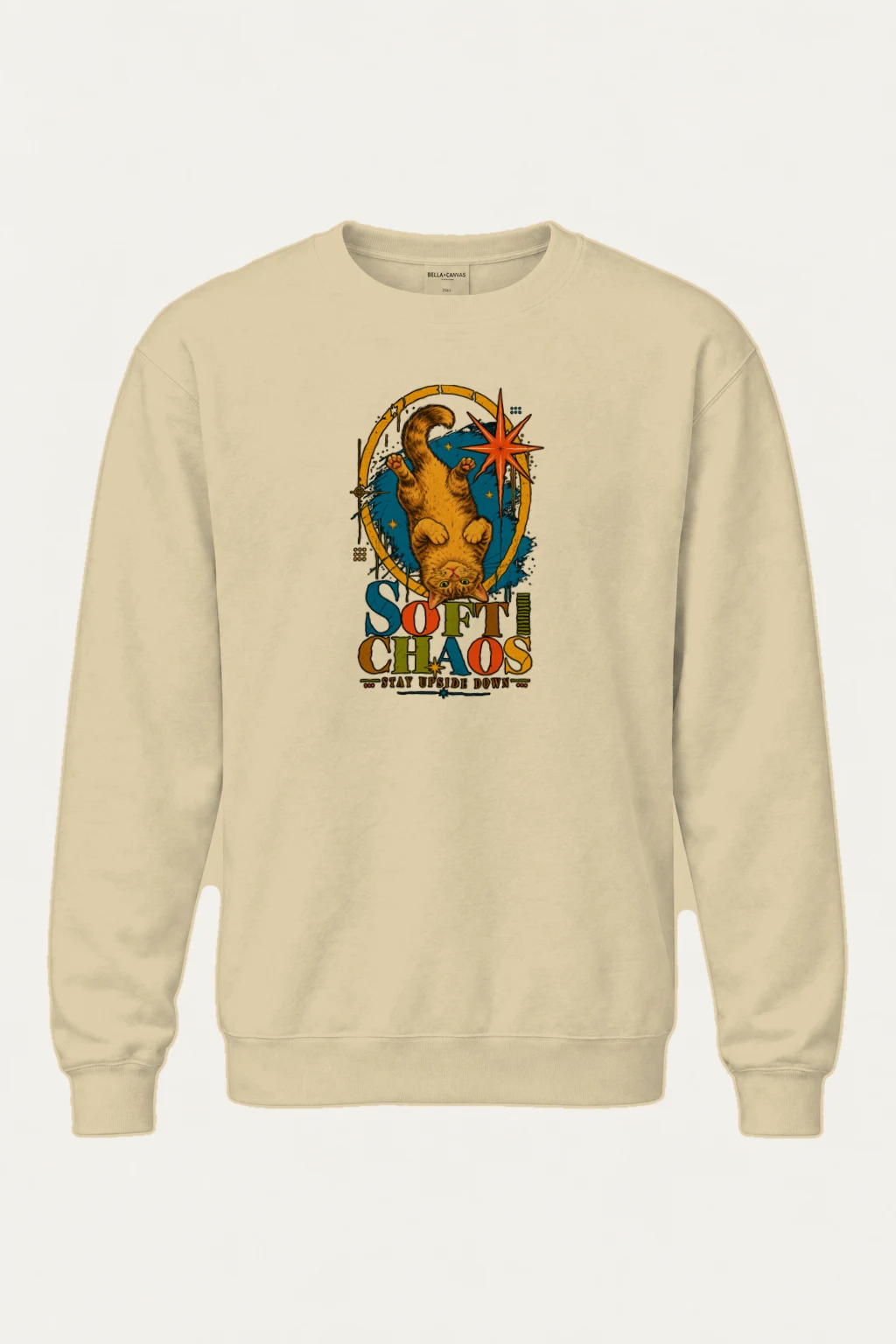 "Soft Chaos" Heavy Blend Unisex Crewneck Sweatshirt | Gildan 18000