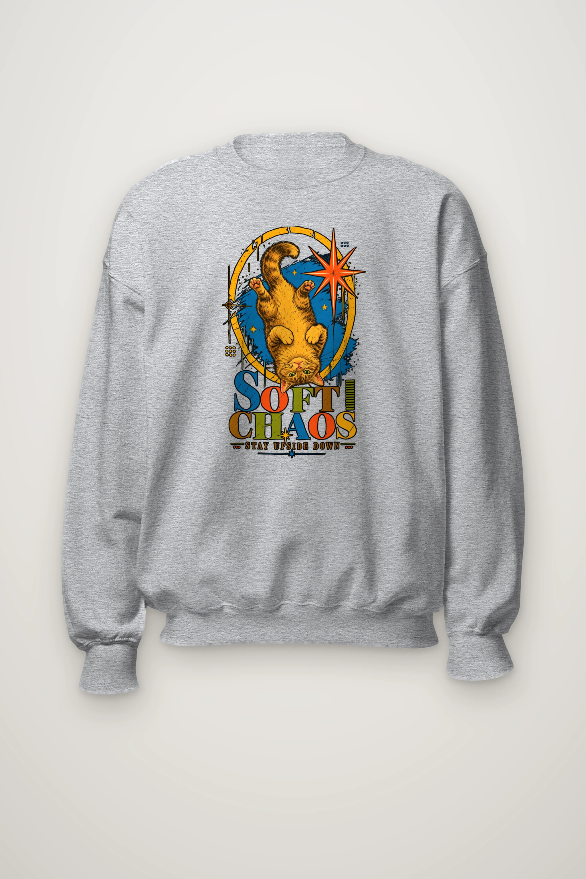 "Soft Chaos" Heavy Blend Unisex Crewneck Sweatshirt