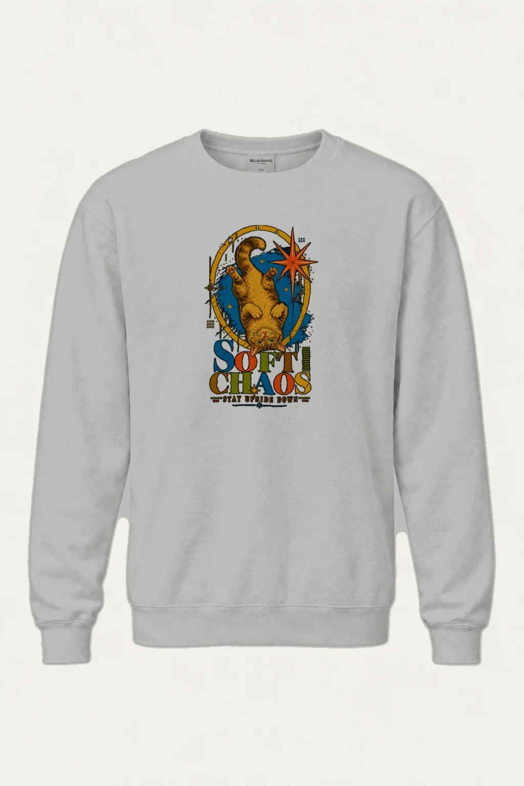 "Soft Chaos" Heavy Blend Unisex Crewneck Sweatshirt | Gildan 18000