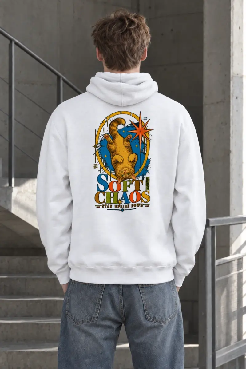 "Soft Chaos" Heavy Blend Unisex Pullover Hoodie