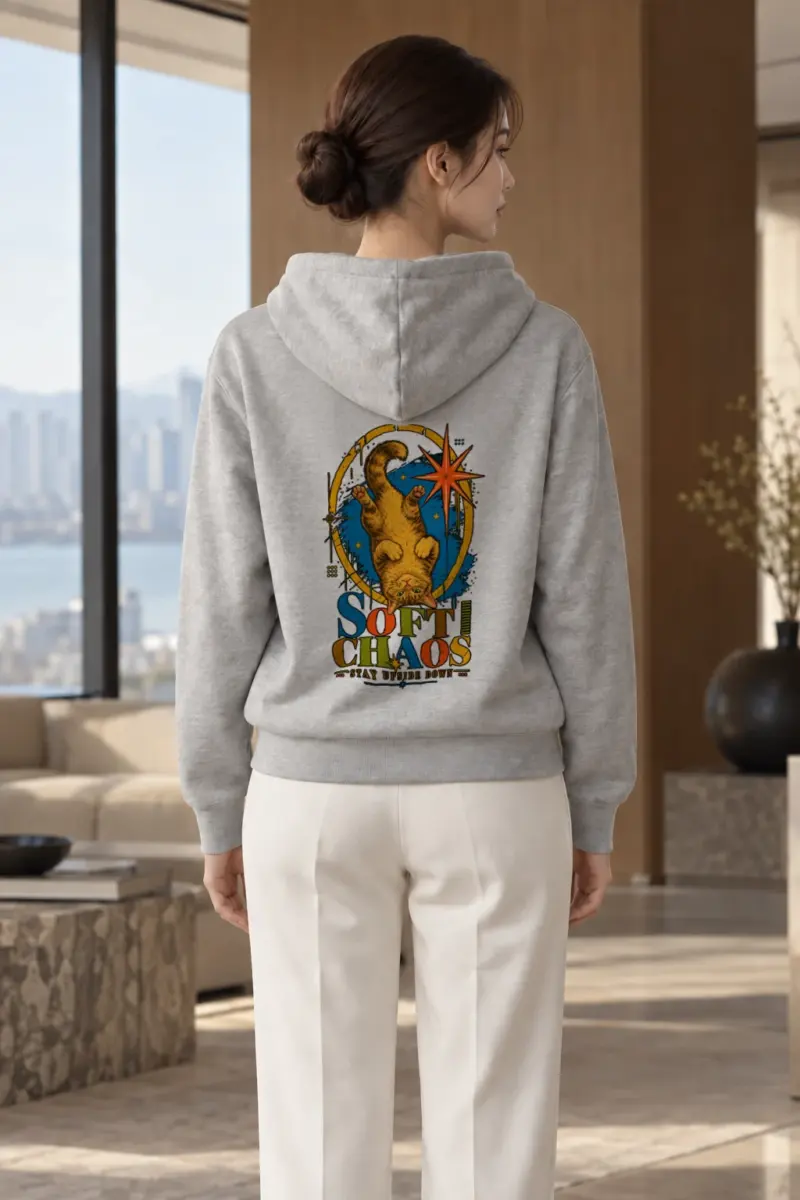 "Soft Chaos" Heavy Blend Unisex Pullover Hoodie | Gildan 18500