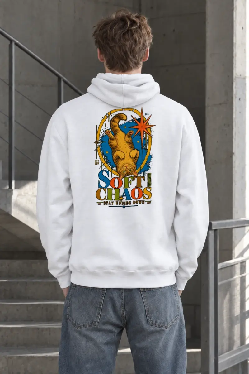 "Soft Chaos" Heavy Blend Unisex Pullover Hoodie