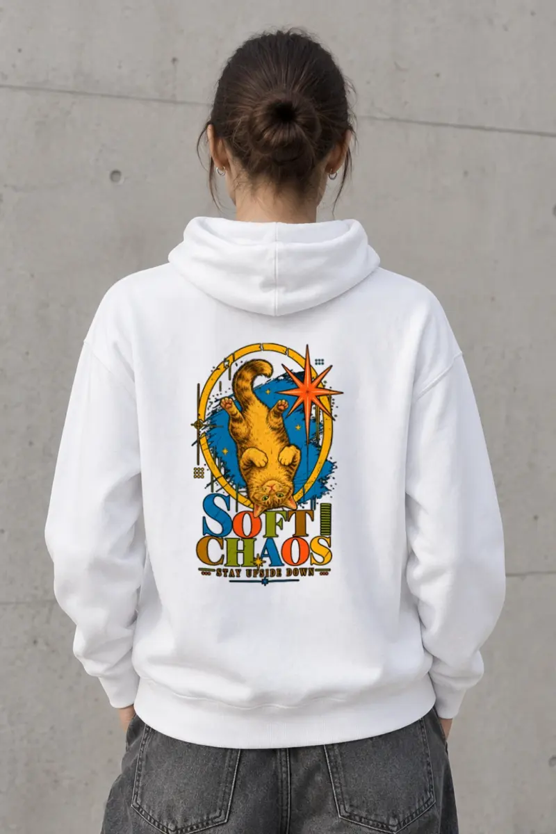 "Soft Chaos" Heavy Blend Unisex Pullover Hoodie