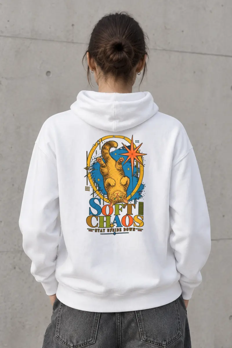 "Soft Chaos" Heavy Blend Unisex Pullover Hoodie