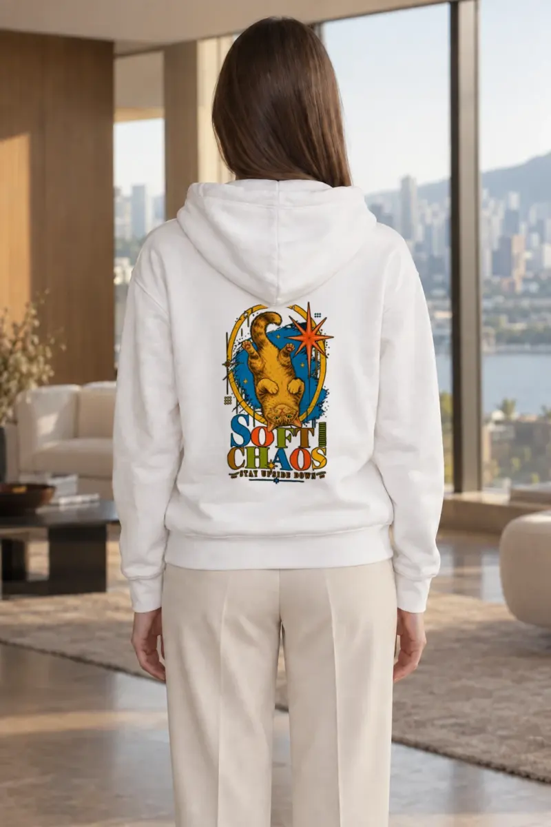 "Soft Chaos" Heavy Blend Unisex Pullover Hoodie | Gildan 18500