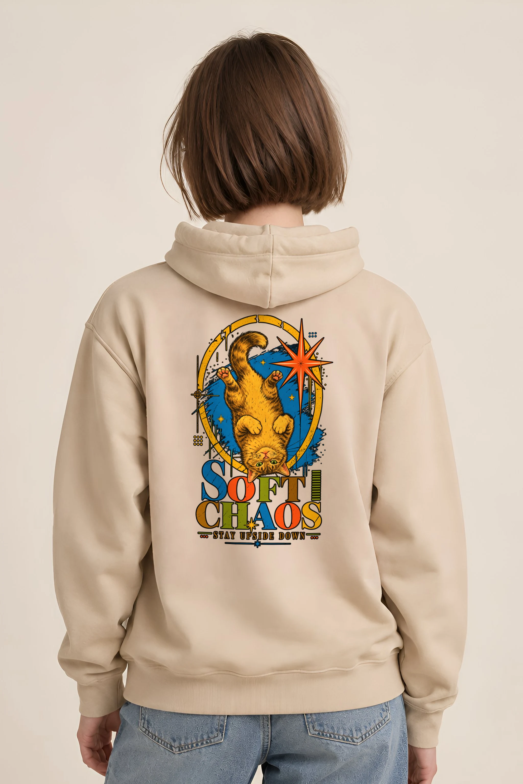 "Soft Chaos" 1 Pullover Hoodie