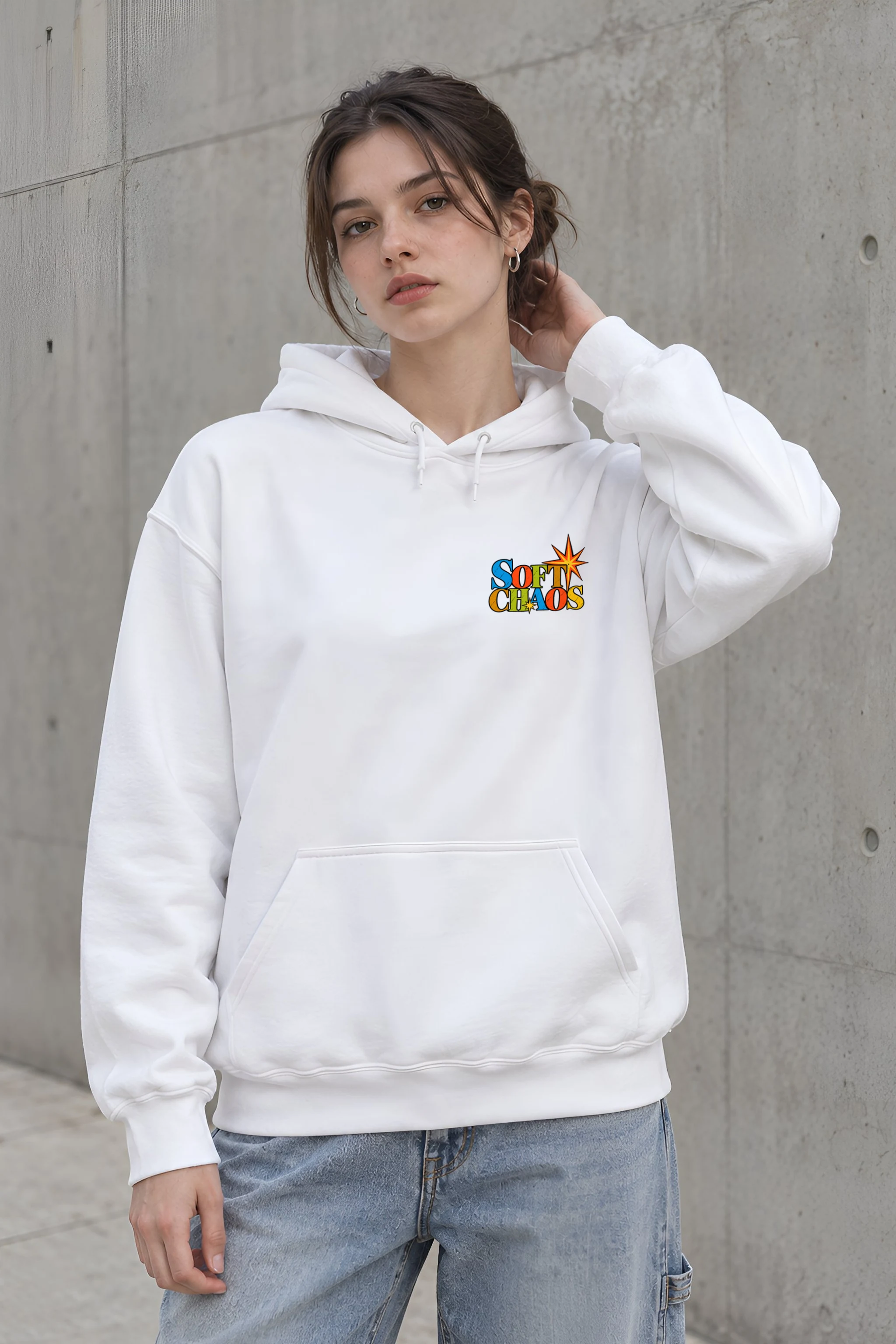 "Soft Chaos" 1 Pullover Hoodie