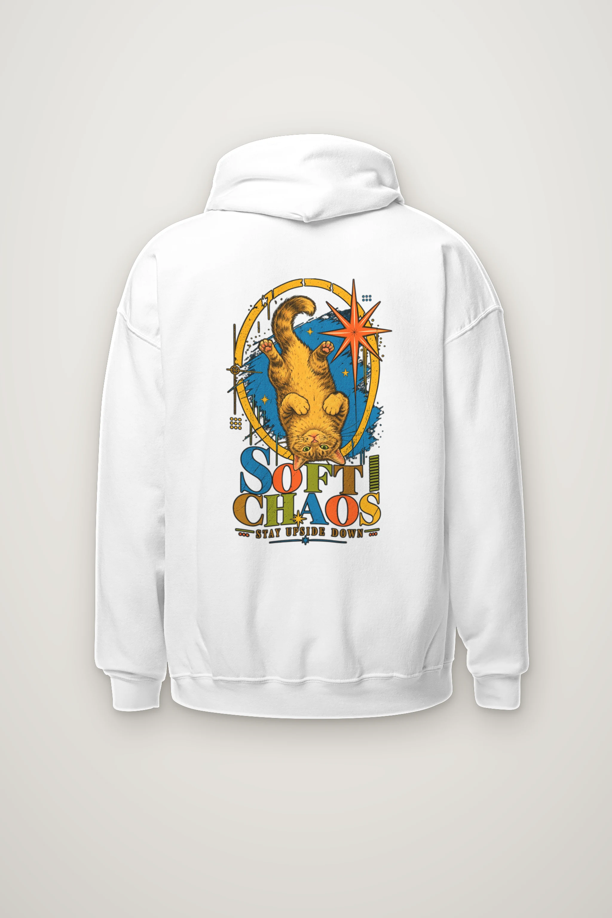 "Soft Chaos" Heavy Blend Unisex Pullover Hoodie