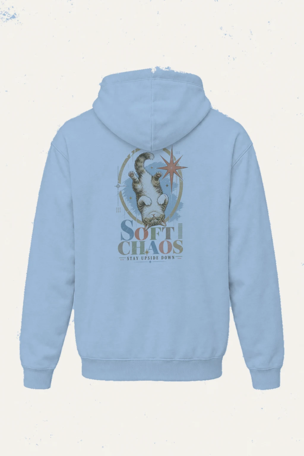 "Soft Chaos" Heavy Blend Unisex Pullover Hoodie | Gildan 18500