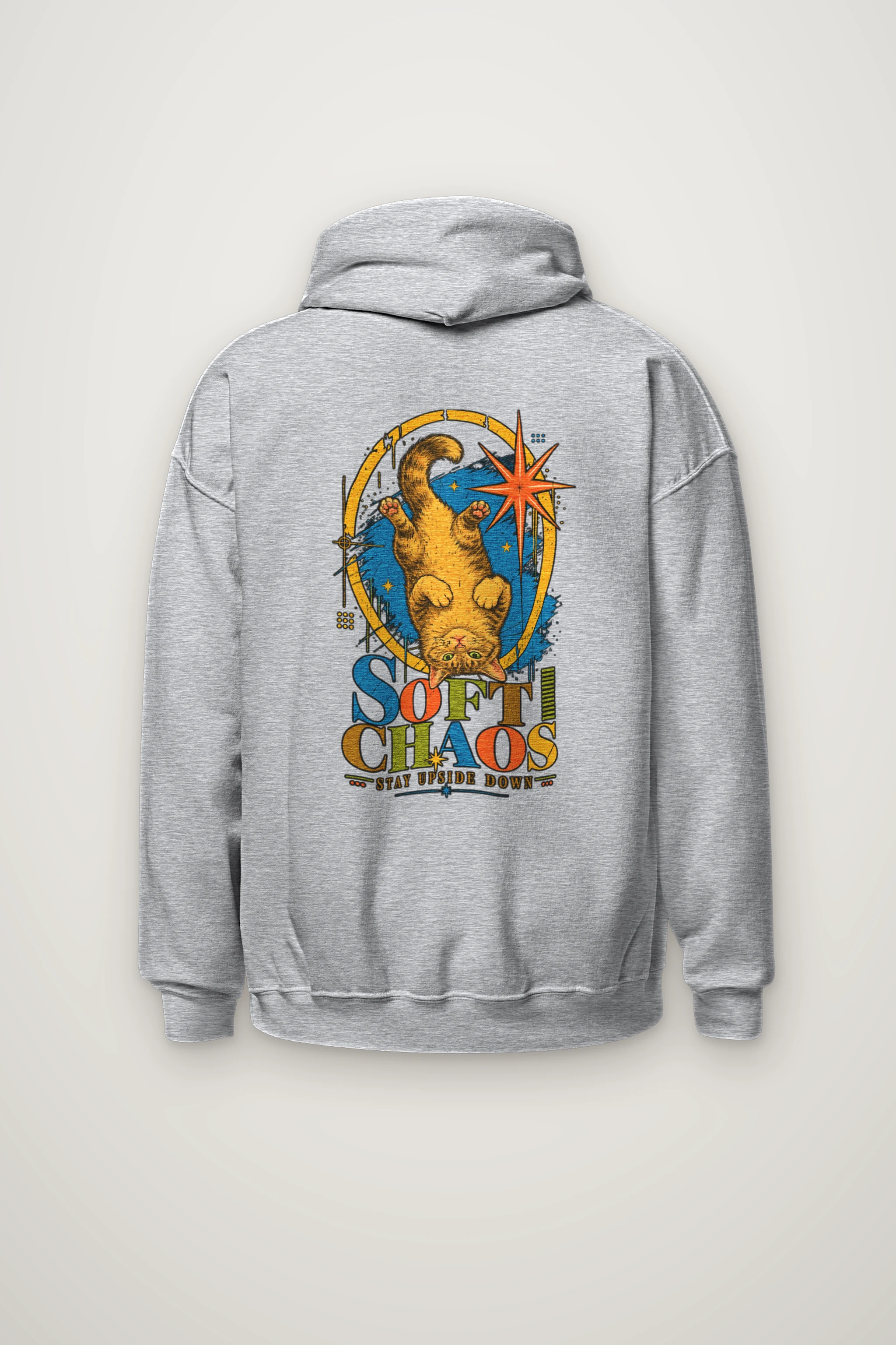 "Soft Chaos" Heavy Blend Unisex Pullover Hoodie