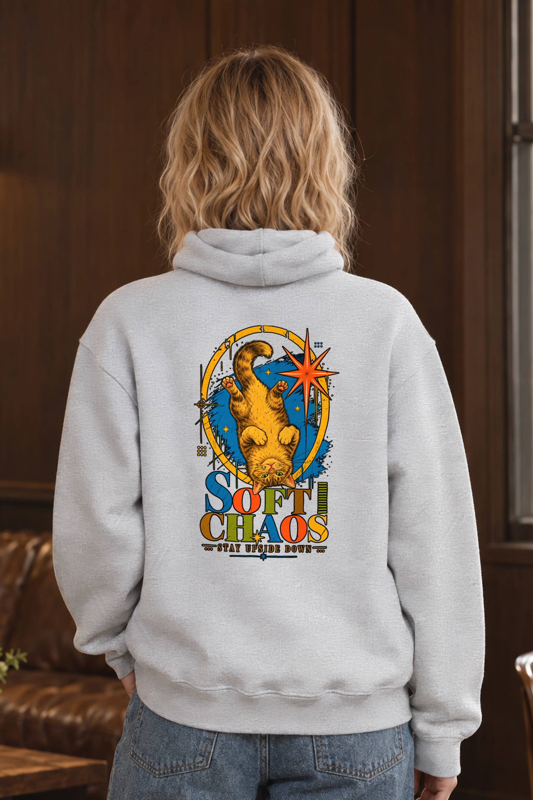 "Soft Chaos" 1 Pullover Hoodie