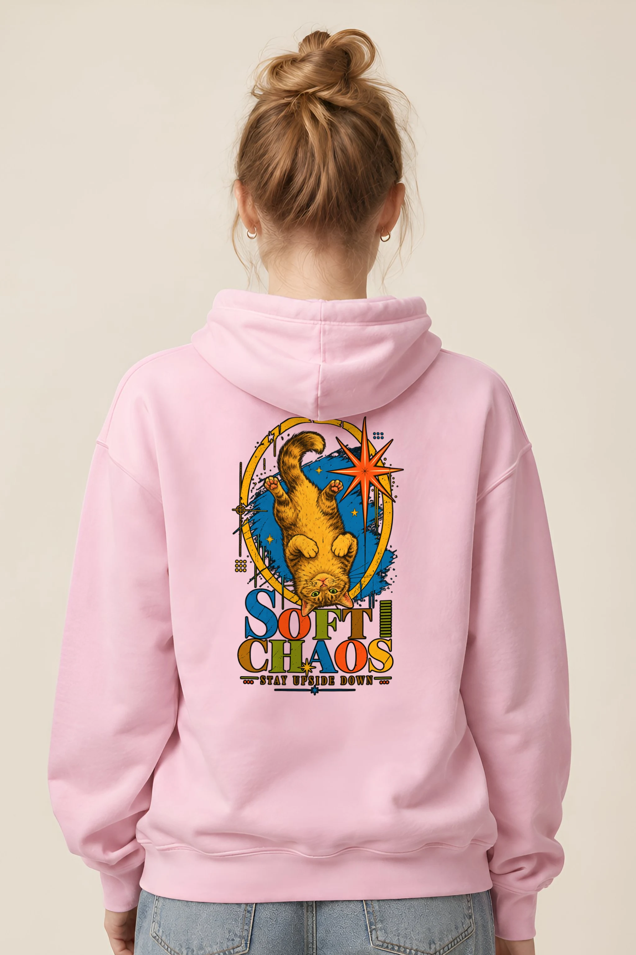 "Soft Chaos" 1 Pullover Hoodie