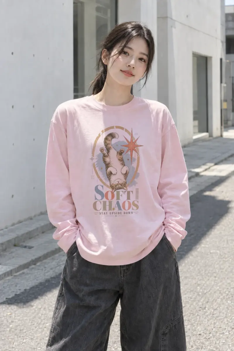 “Soft Chaos” Unisex Longsleeve T-shirt | Gildan 2400