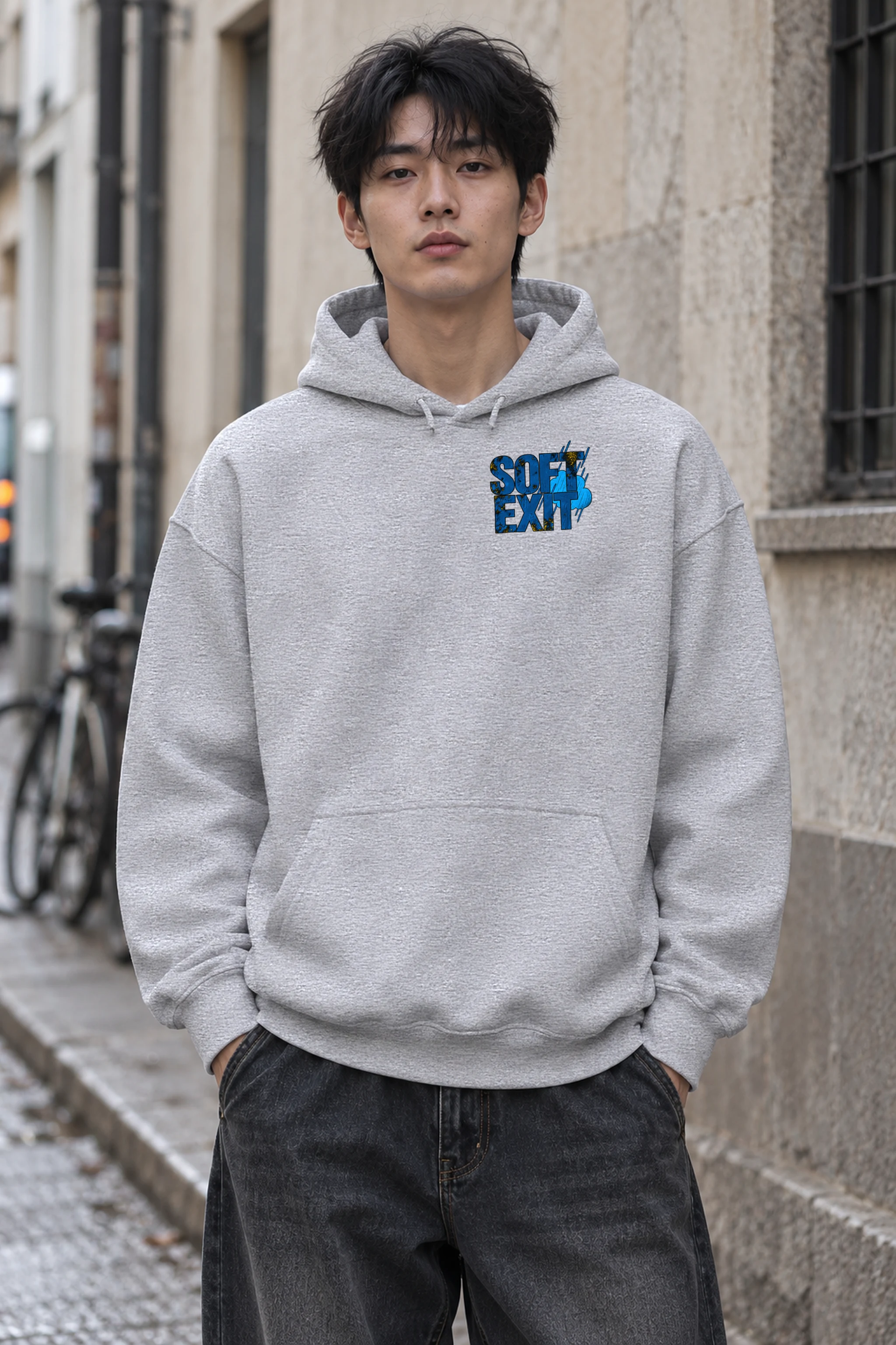 "Soft Exit Rain Check" 1 Pullover Hoodie
