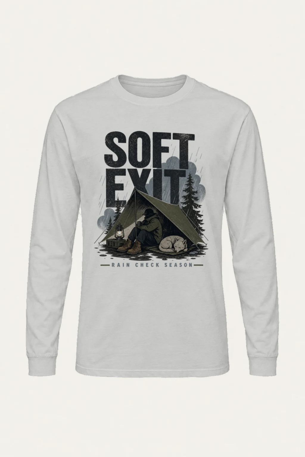 "Soft Exit" Unisex Longsleeve T-shirt | Gildan 2400