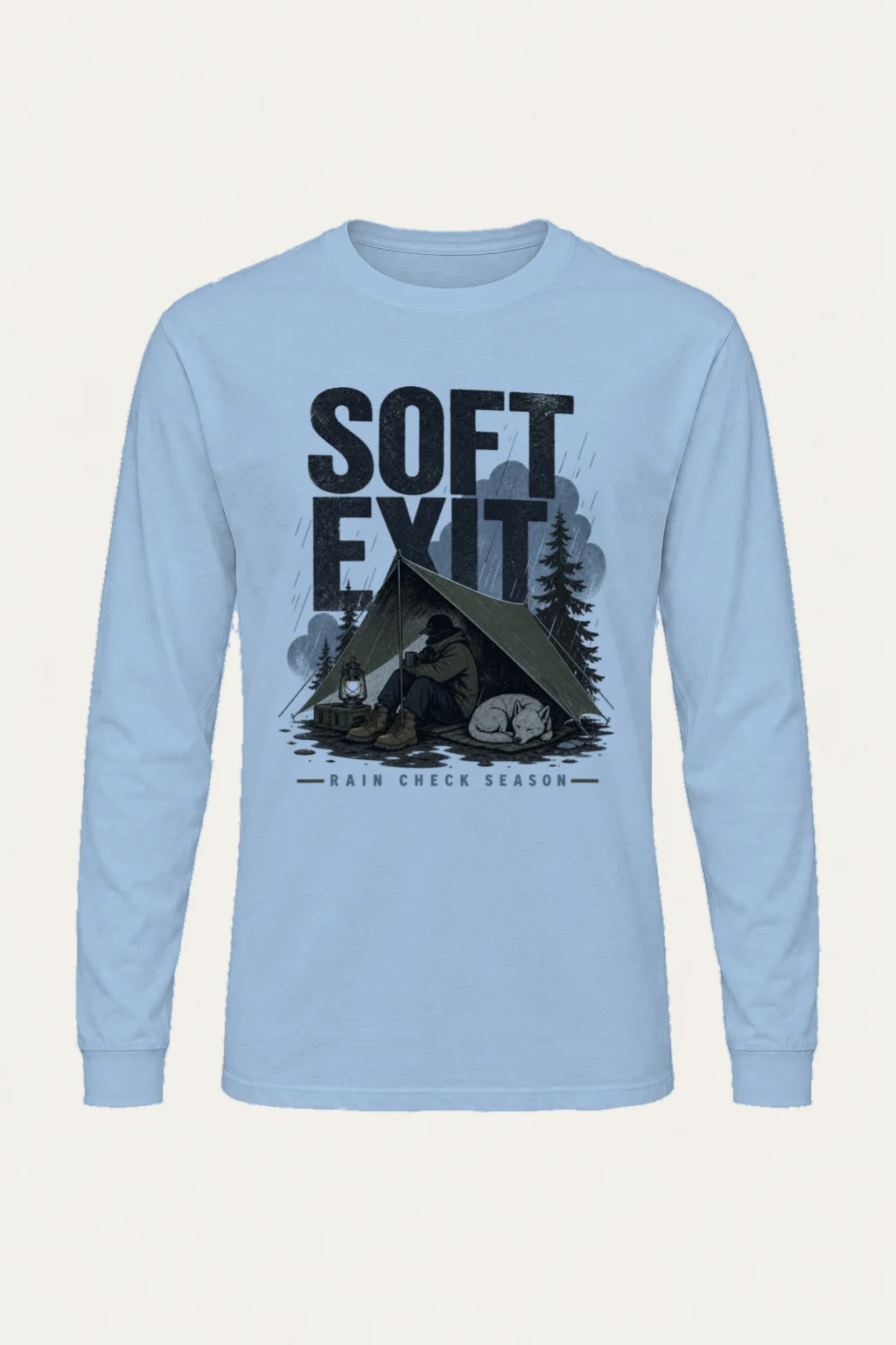 "Soft Exit" Unisex Longsleeve T-shirt | Gildan 2400