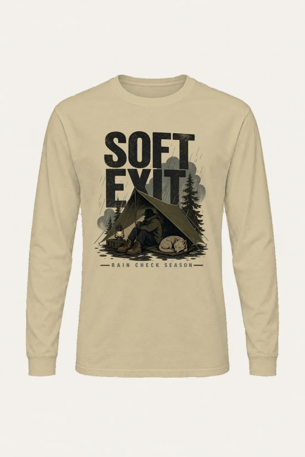 "Soft Exit" Unisex Longsleeve T-shirt | Gildan 2400