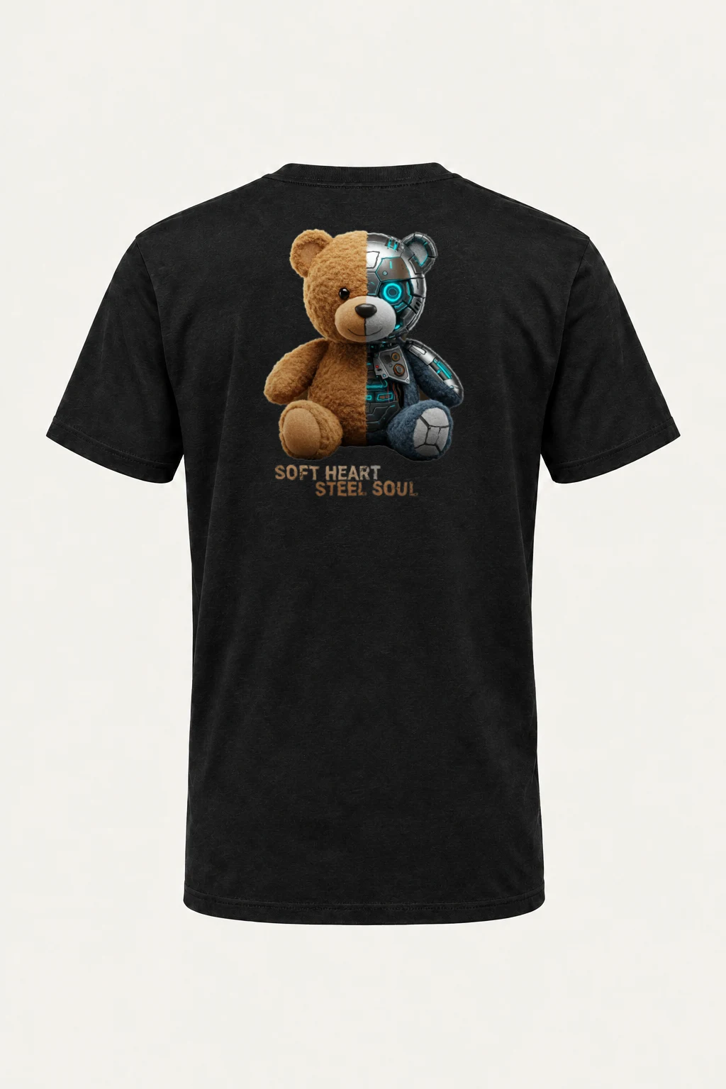 "Soft Heart Steel Soul" Heavyweight Unisex Crewneck T-shirt | Gildan 5000