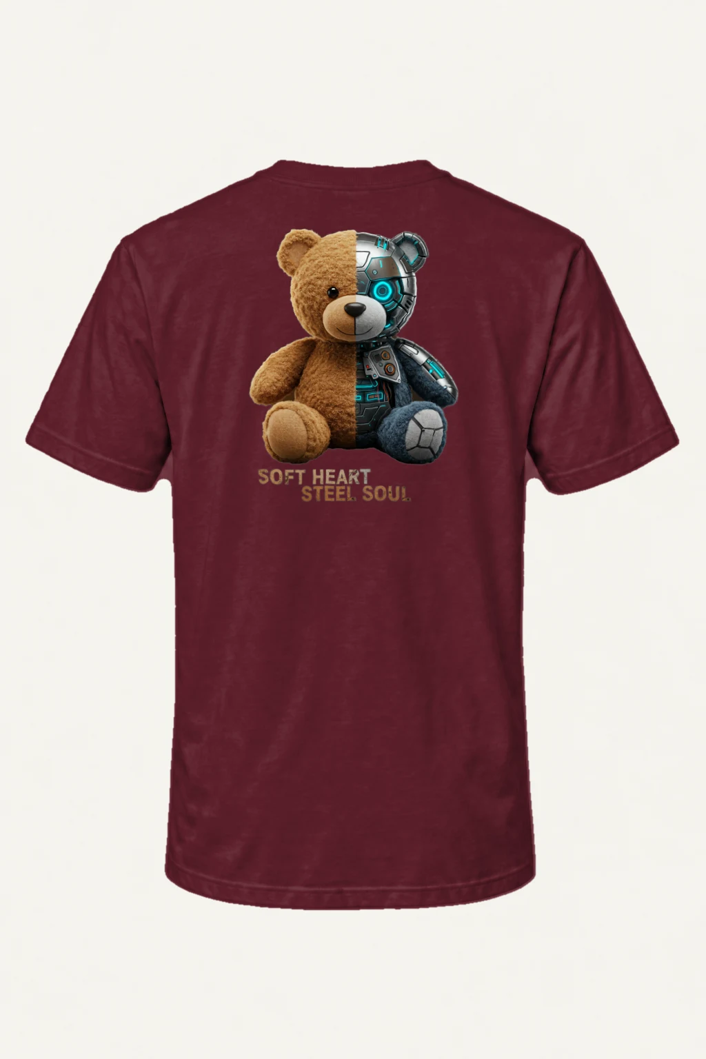 "Soft Heart Steel Soul" Heavyweight Unisex Crewneck T-shirt | Gildan 5000