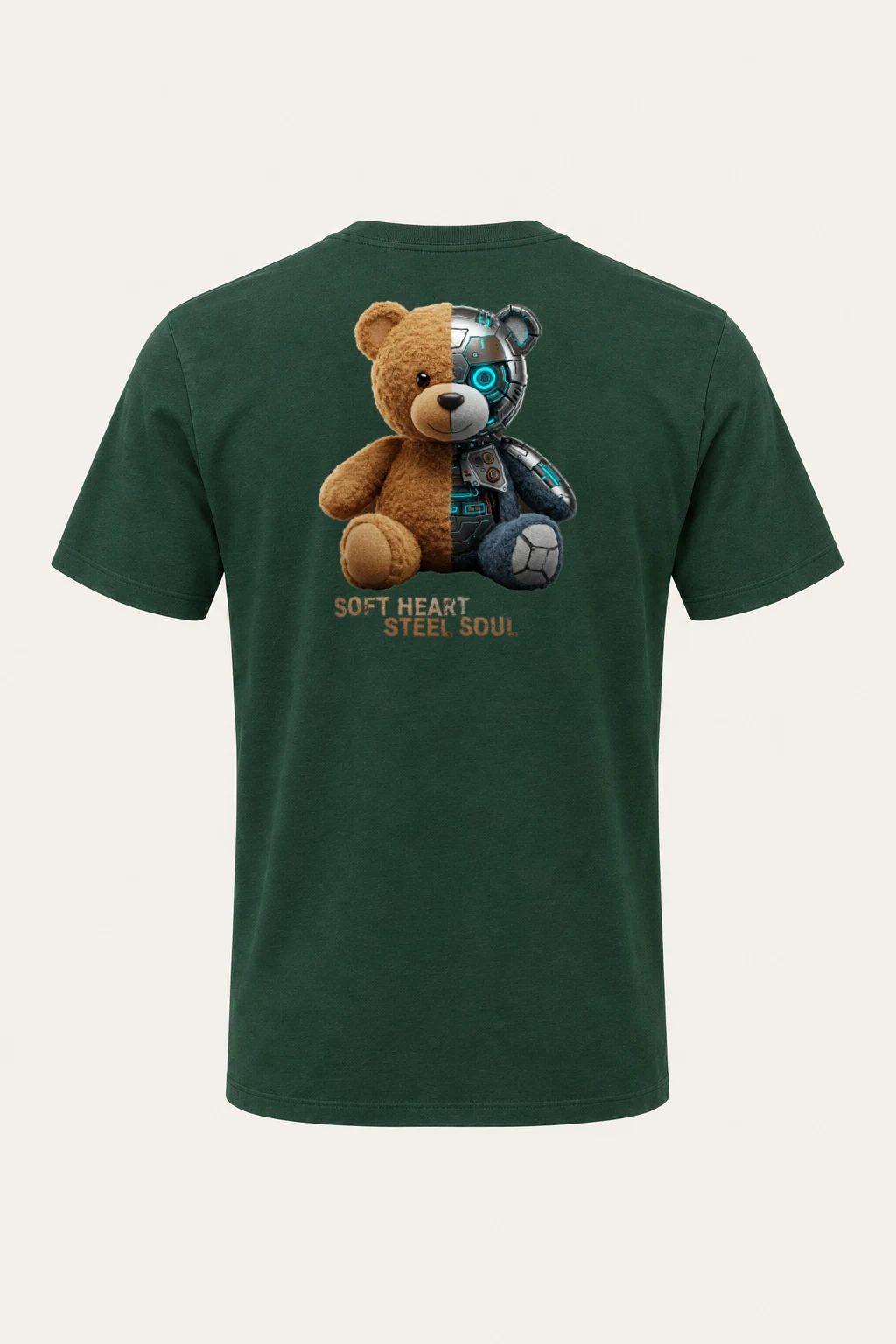 "Soft Heart Steel Soul" Heavyweight Unisex Crewneck T-shirt | Gildan 5000