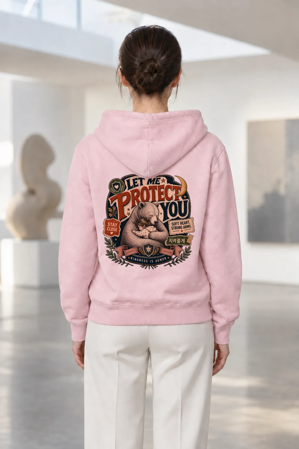"Soft Heart Strong Arms" Heavy Blend Unisex Pullover Hoodie | Gildan 18500