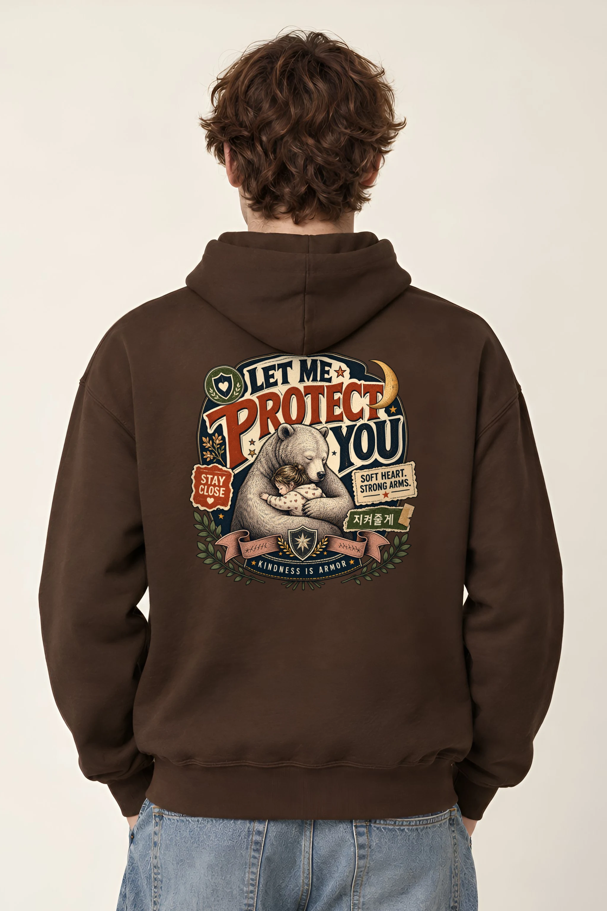 "Soft Heart Strong Arms" Heavy Blend Unisex Pullover Hoodie