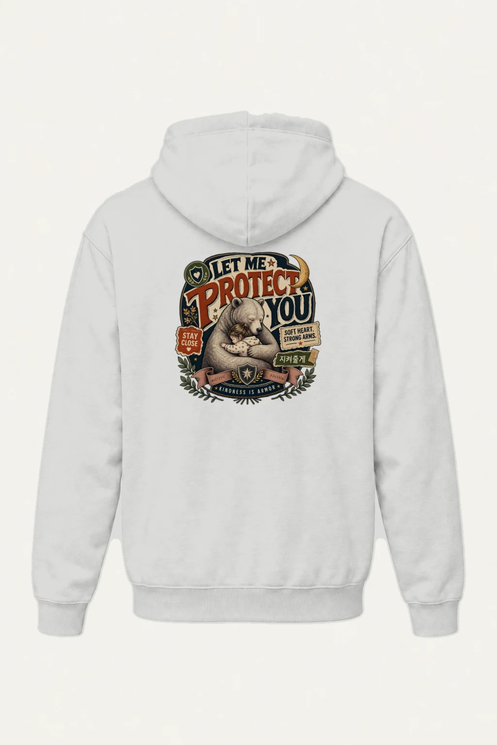 "Soft Heart Strong Arms" Heavy Blend Unisex Pullover Hoodie | Gildan 18500