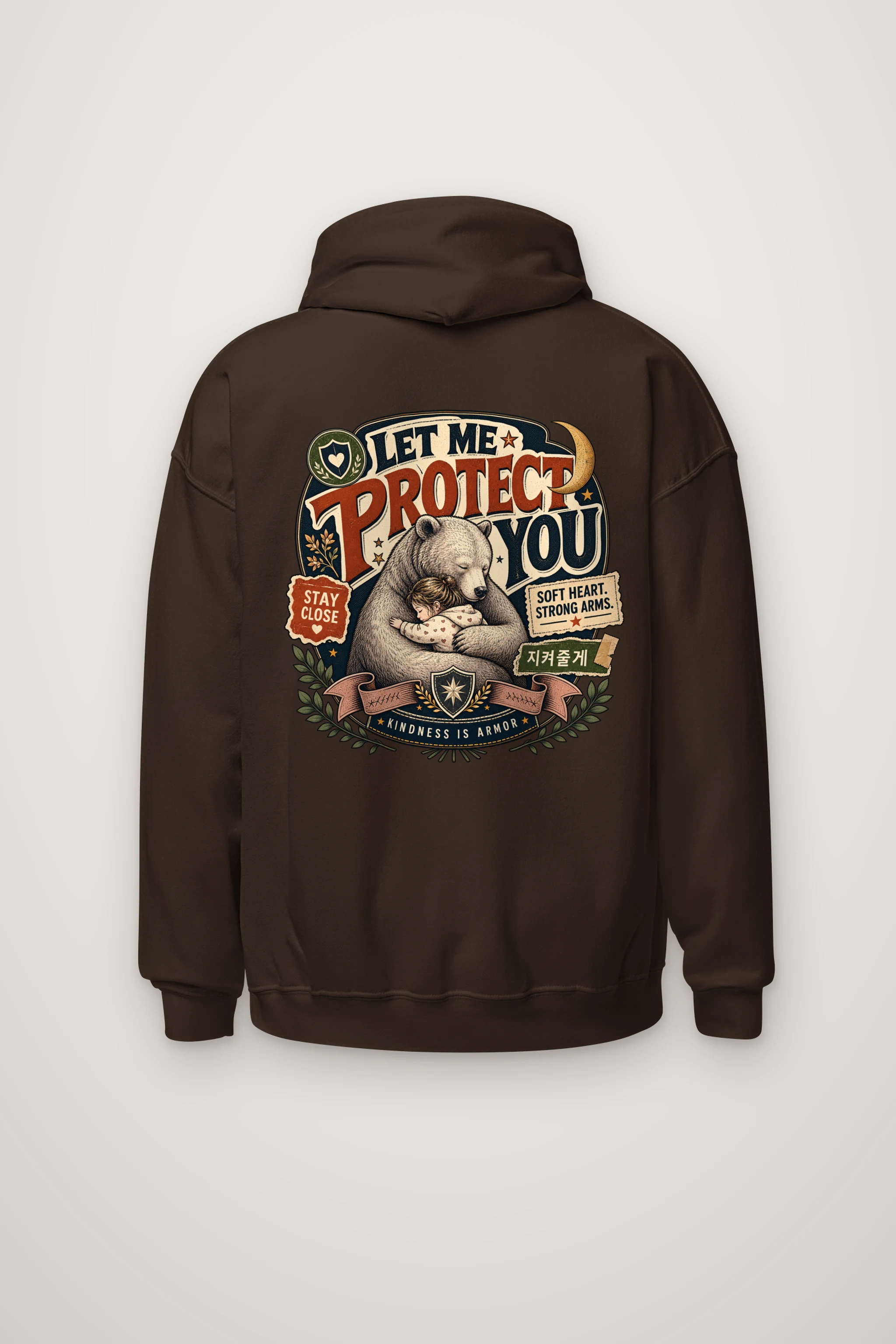 "Soft Heart Strong Arms" Heavy Blend Unisex Pullover Hoodie
