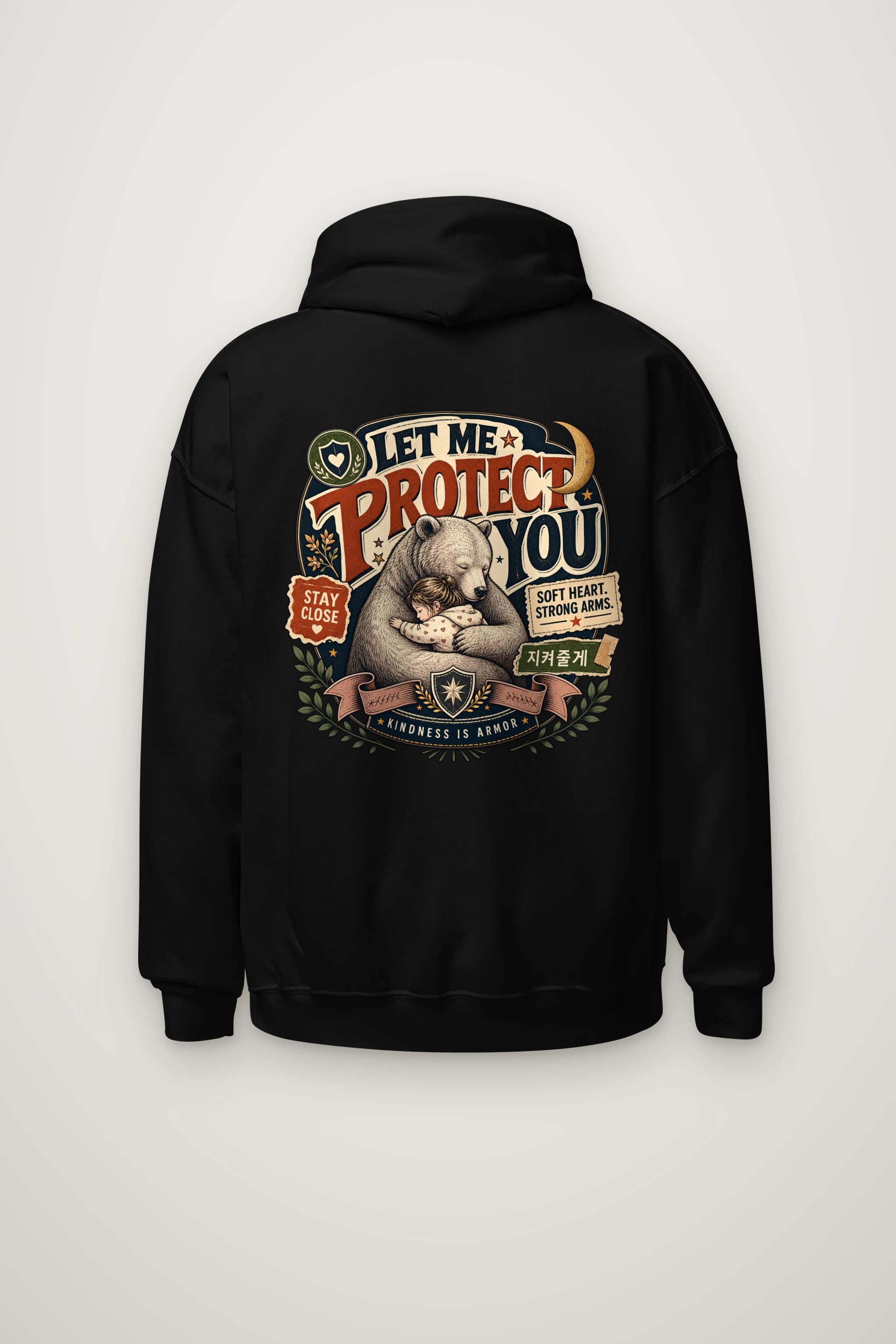 "Soft Heart Strong Arms" Heavy Blend Unisex Pullover Hoodie
