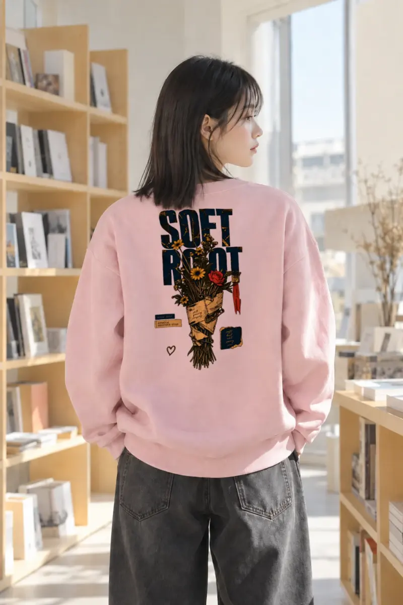 "Soft Root" Heavy Blend Unisex Crewneck Sweatshirt | Gildan 18000