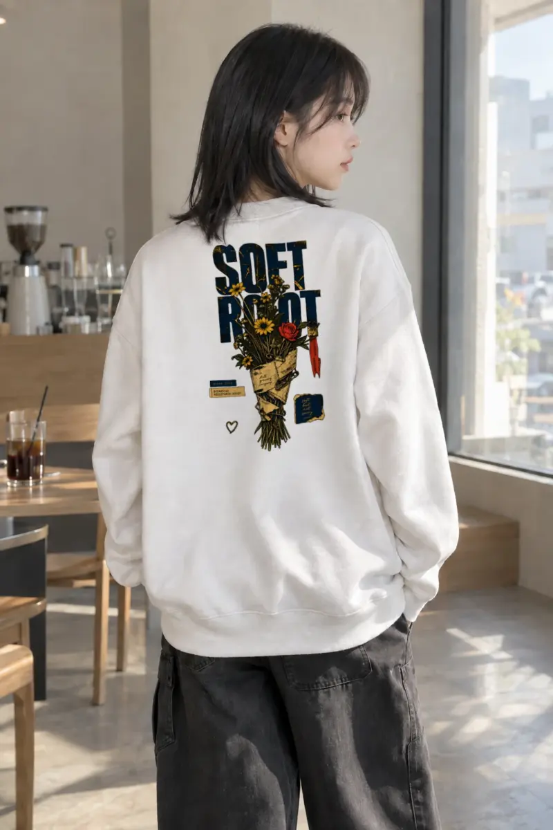 "Soft Root" Heavy Blend Unisex Crewneck Sweatshirt | Gildan 18000